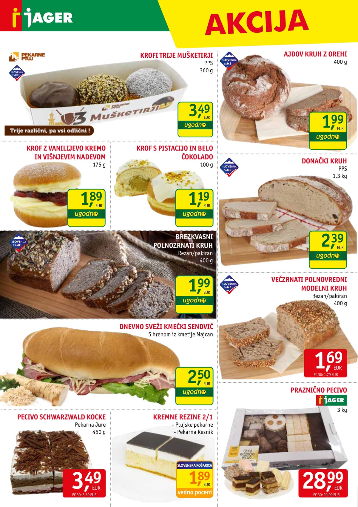 Stran 6. Jager kataloga - Živila