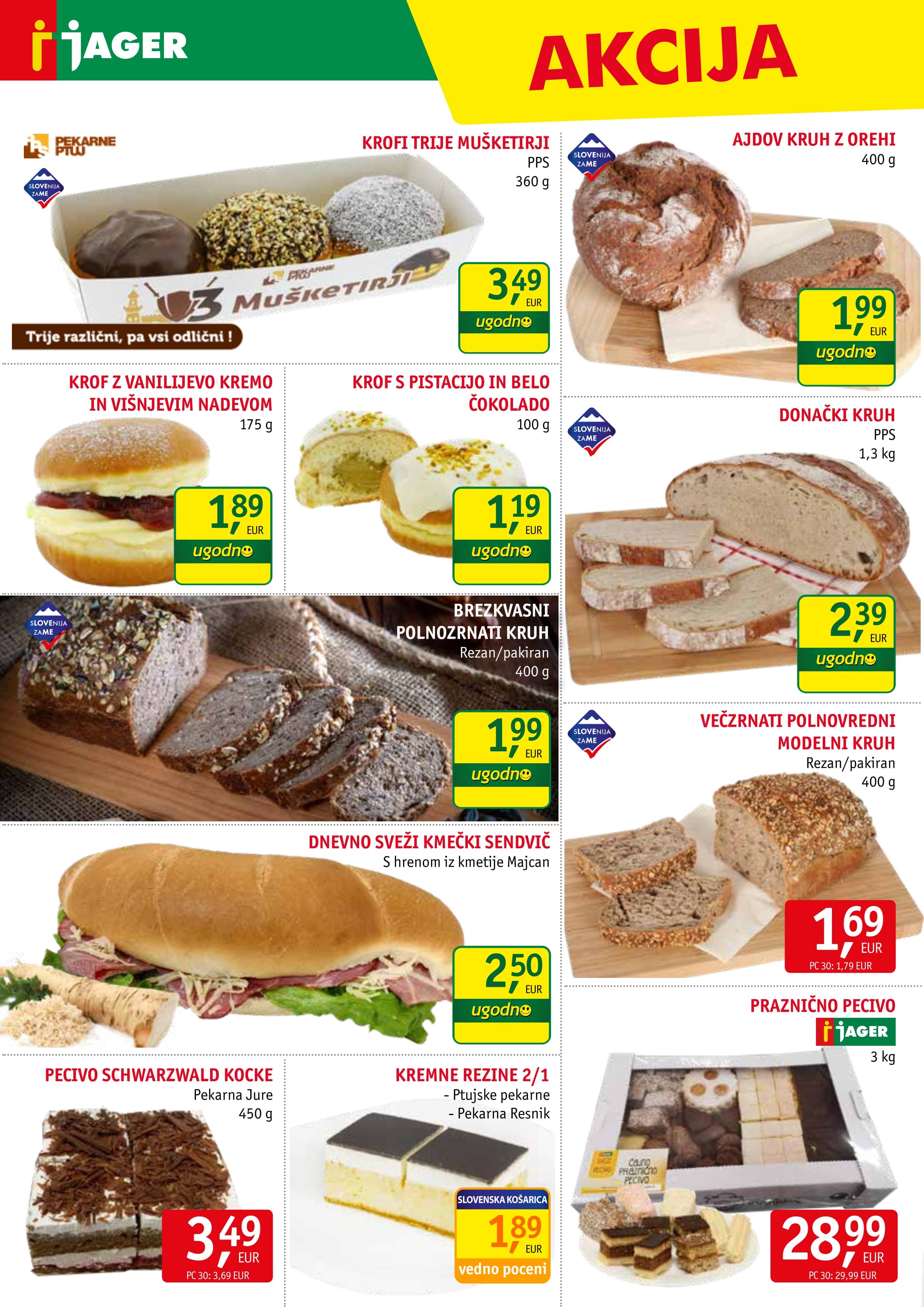 Stran 6. Jager kataloga - Živila