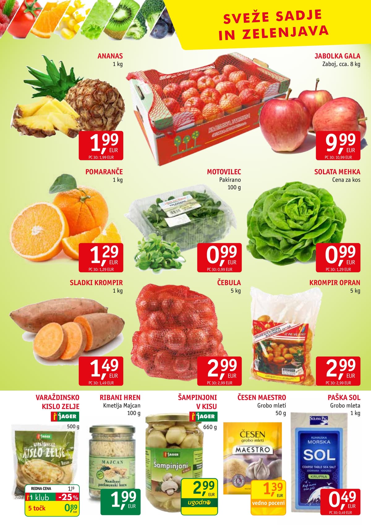 Stran 8. Jager kataloga - Živila