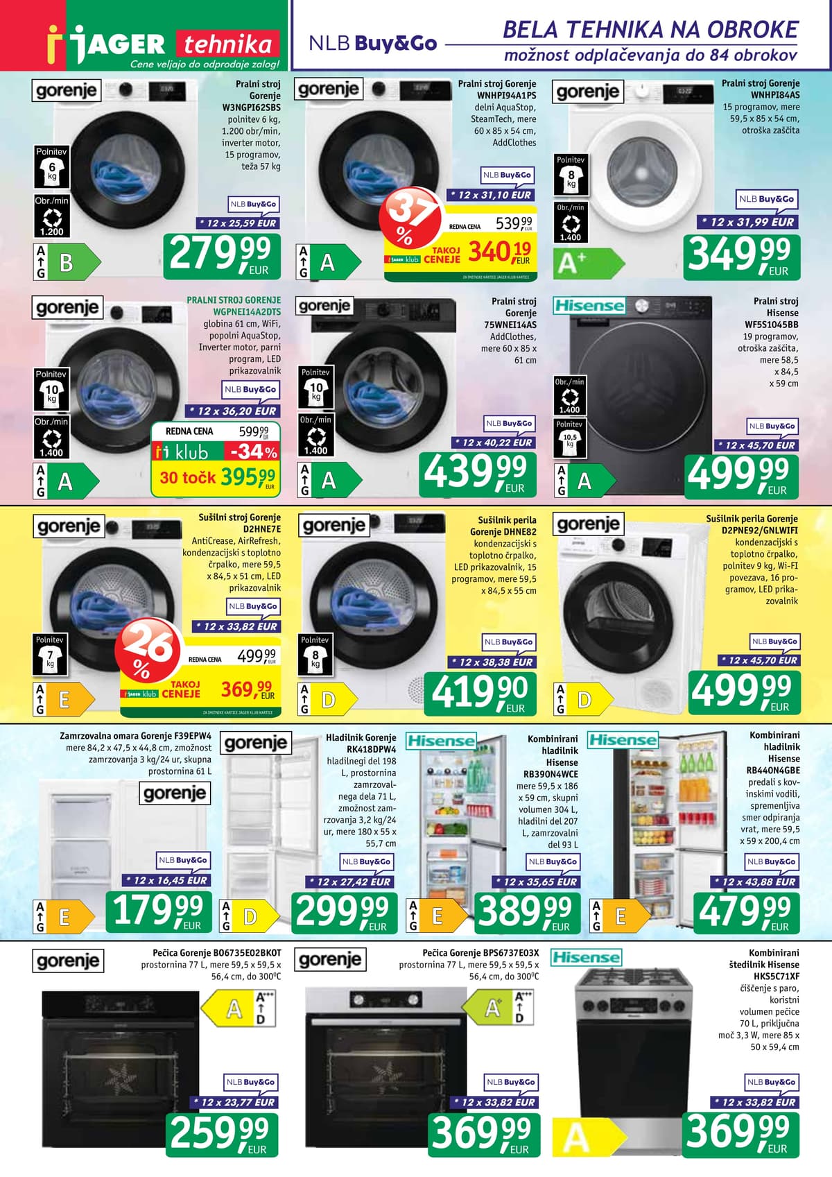 Stran 12. Jager kataloga - Tehnika