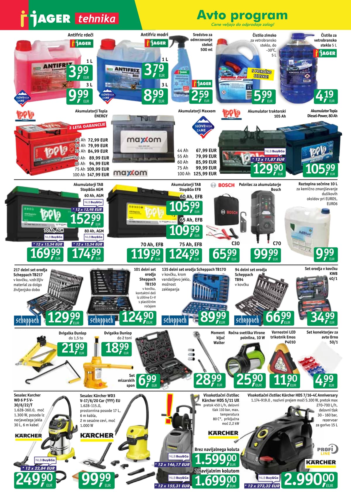 Stran 14. Jager kataloga - Tehnika