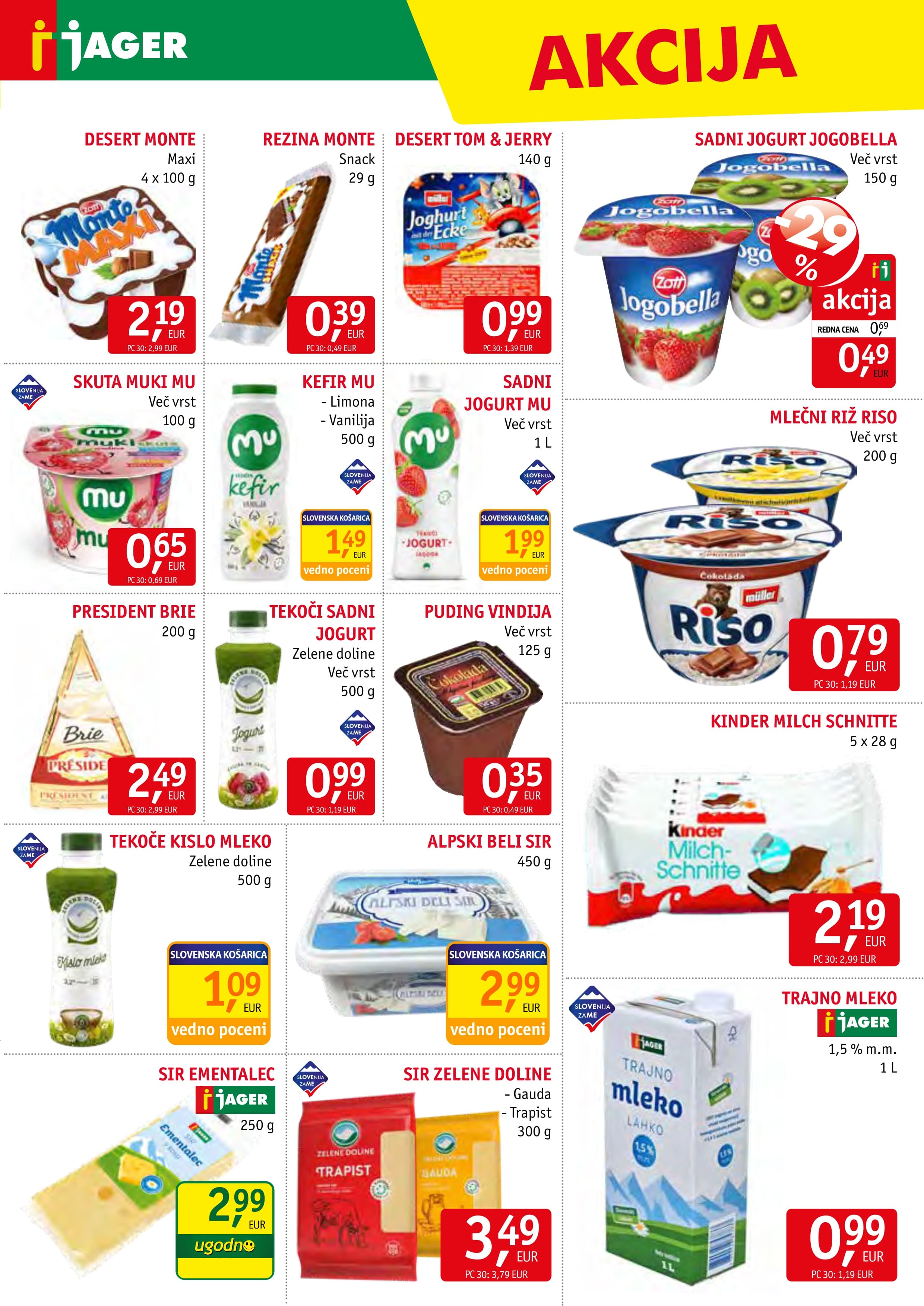 Stran 5. Jager kataloga - Živila