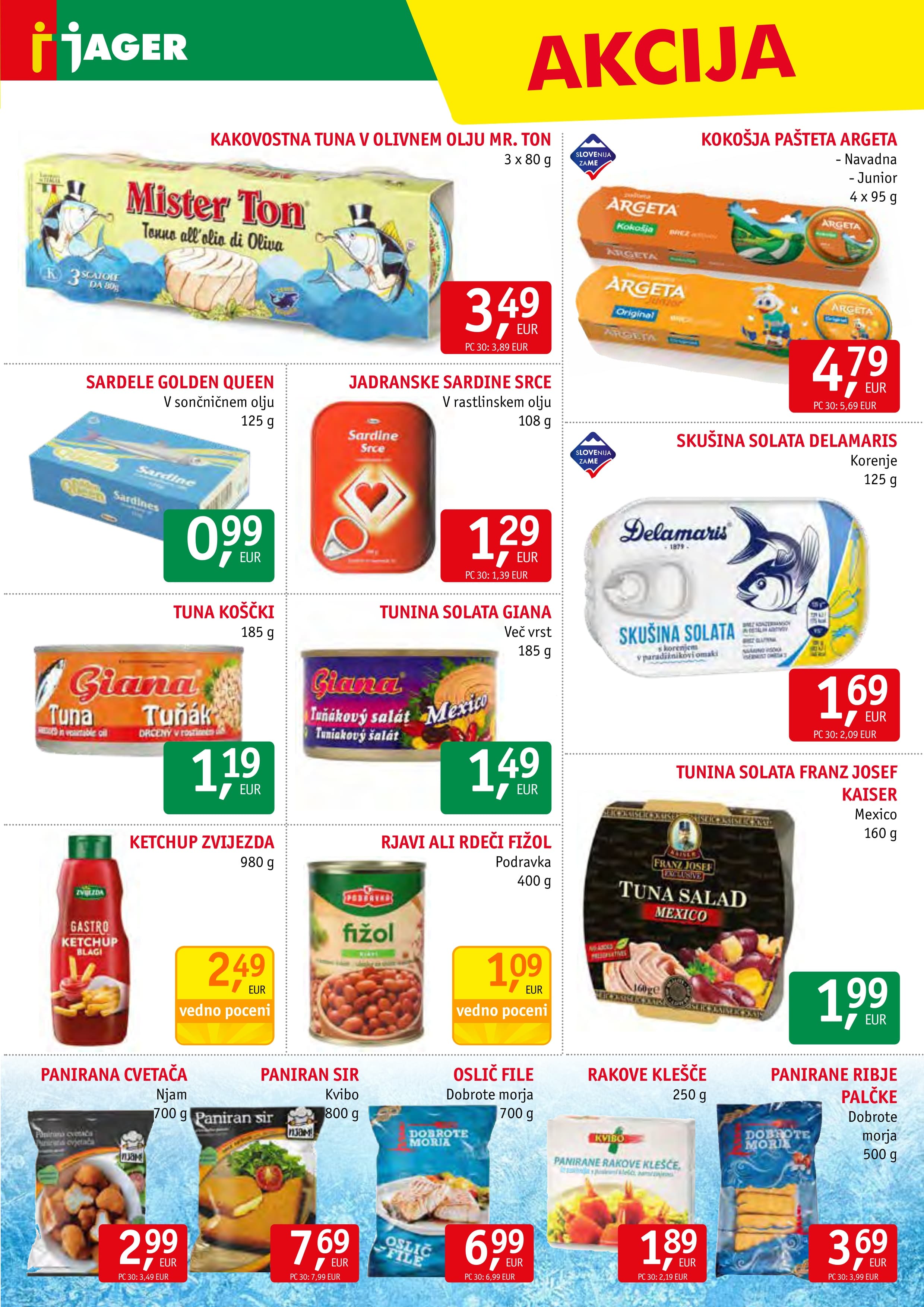 Stran 9. Jager kataloga - Živila