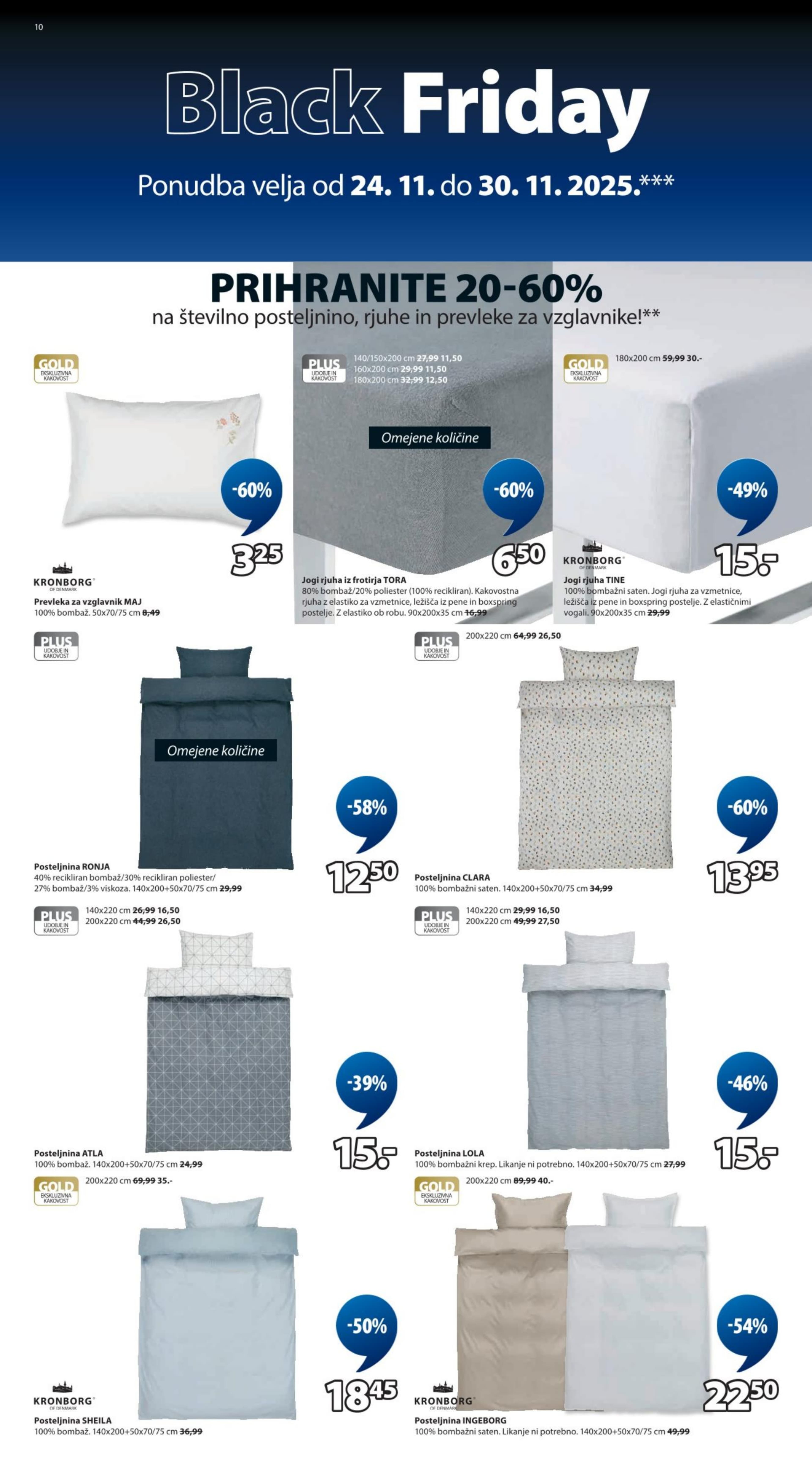 Stran 10. Jysk kataloga - Akcije od 24.11. do 30.11.2025.