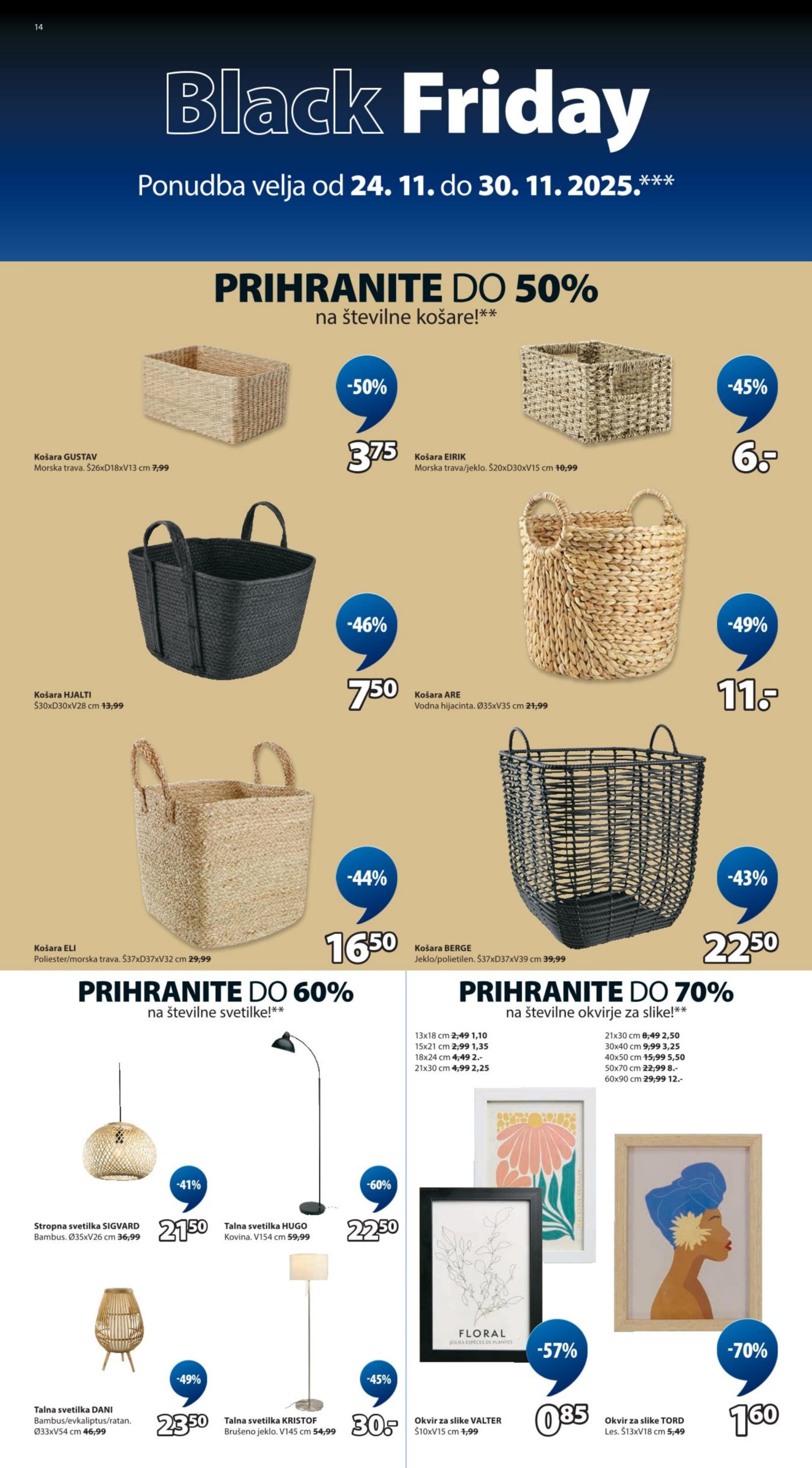 Stran 14. Jysk kataloga - Akcije od 24.11. do 30.11.2025.