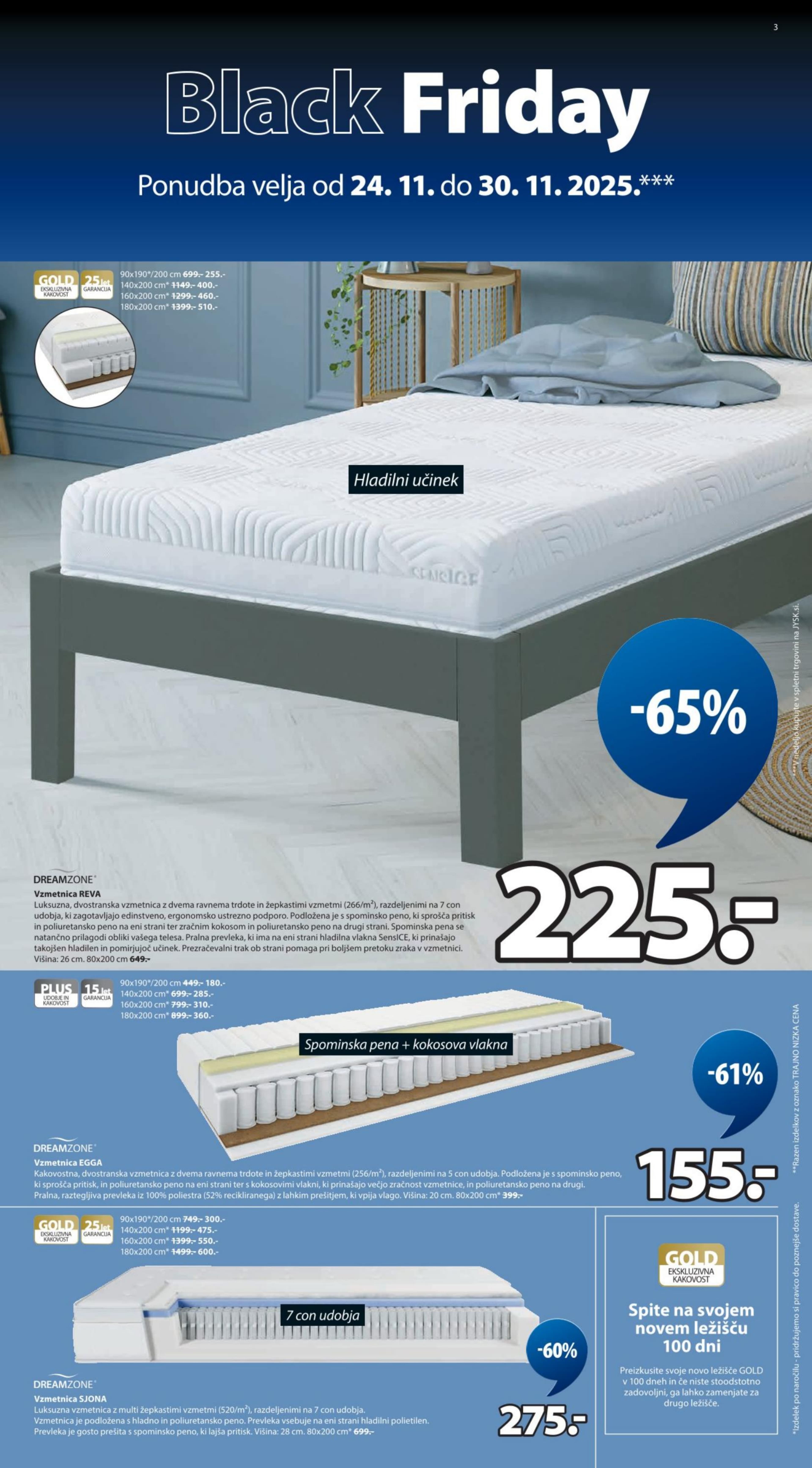 Stran 3. Jysk kataloga - Akcije od 24.11. do 30.11.2025.