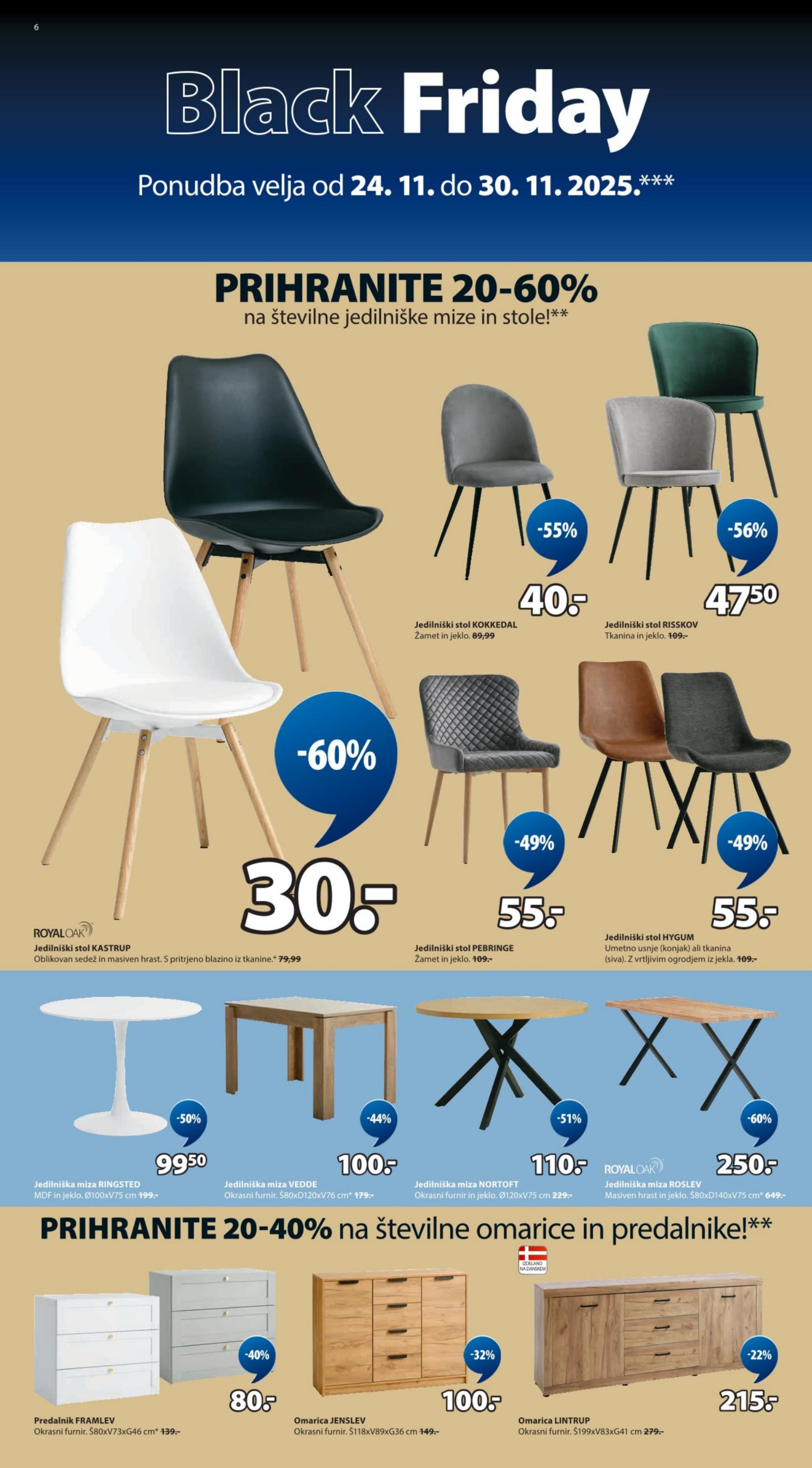 Stran 6. Jysk kataloga - Akcije od 24.11. do 30.11.2025.