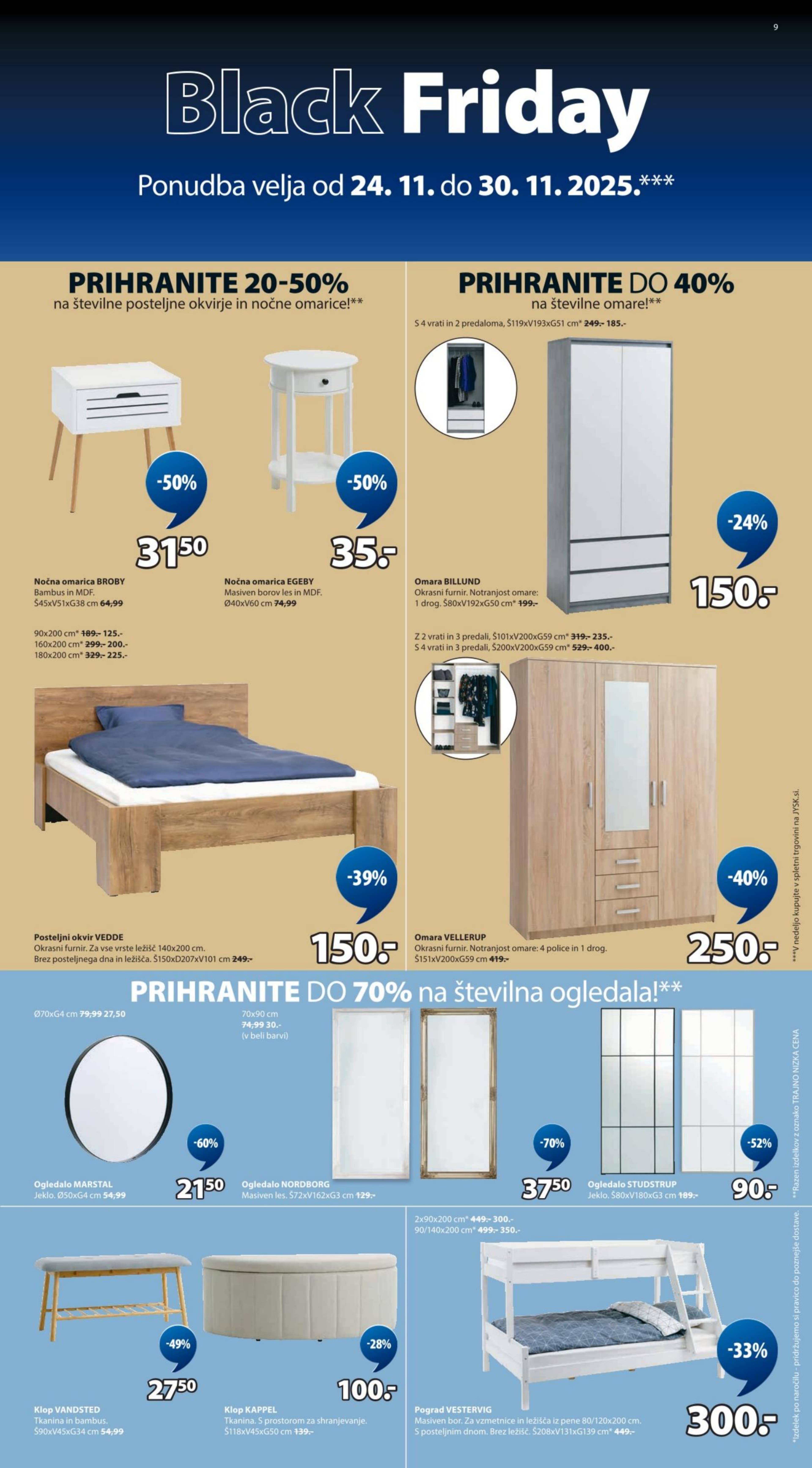 Stran 9. Jysk kataloga - Akcije od 24.11. do 30.11.2025.