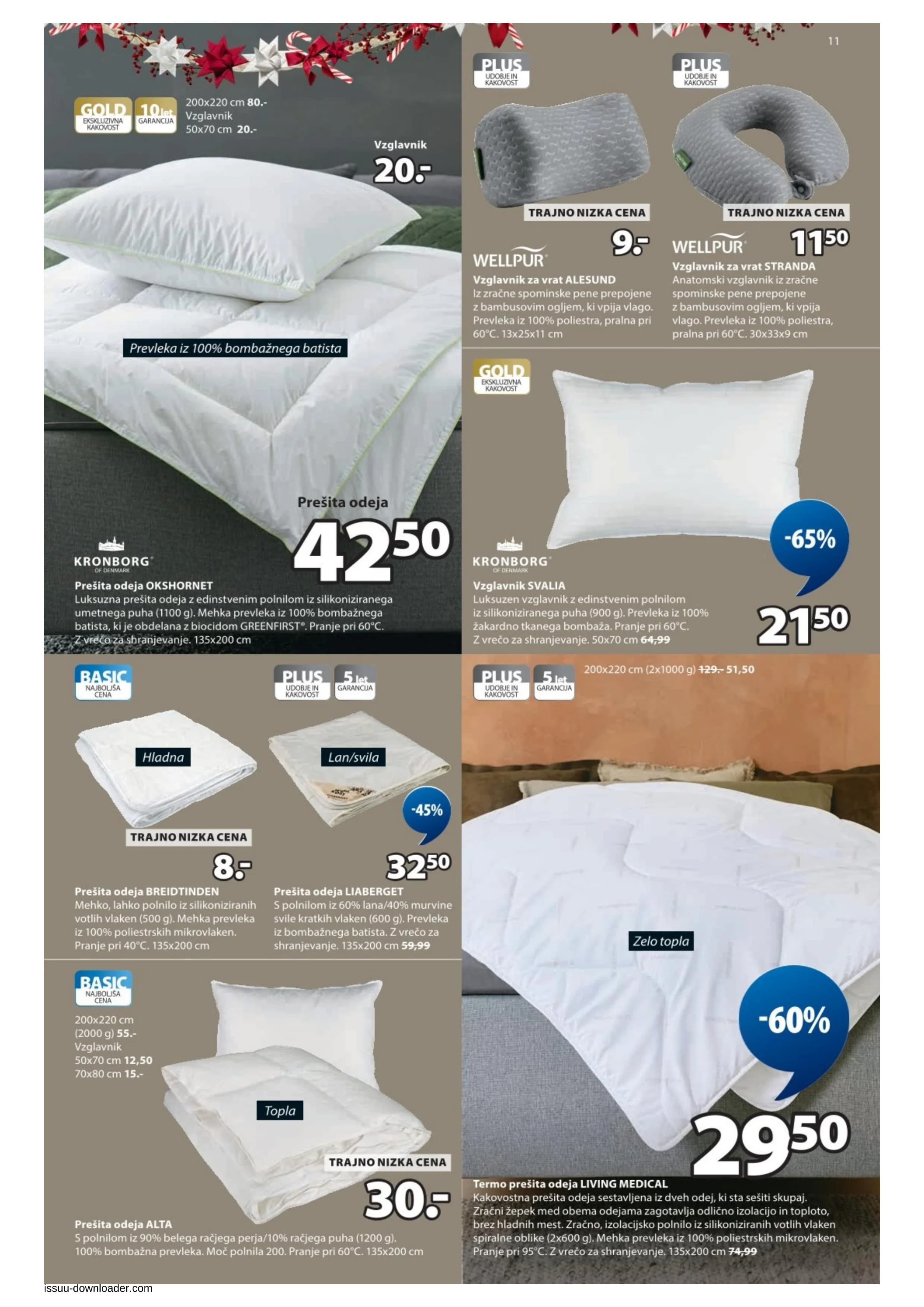 Page from catalog: Božična ponudba