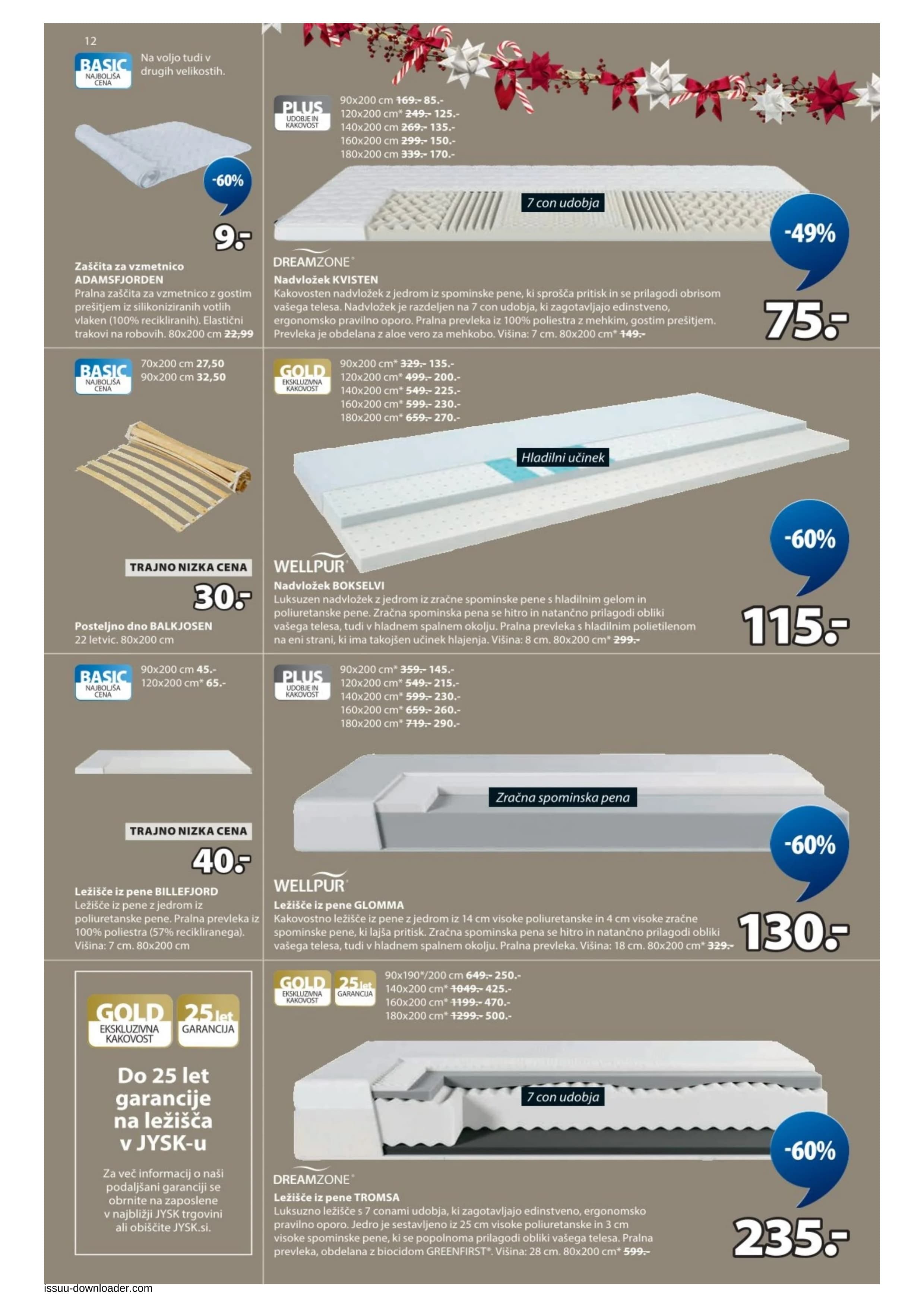 Page from catalog: Božična ponudba
