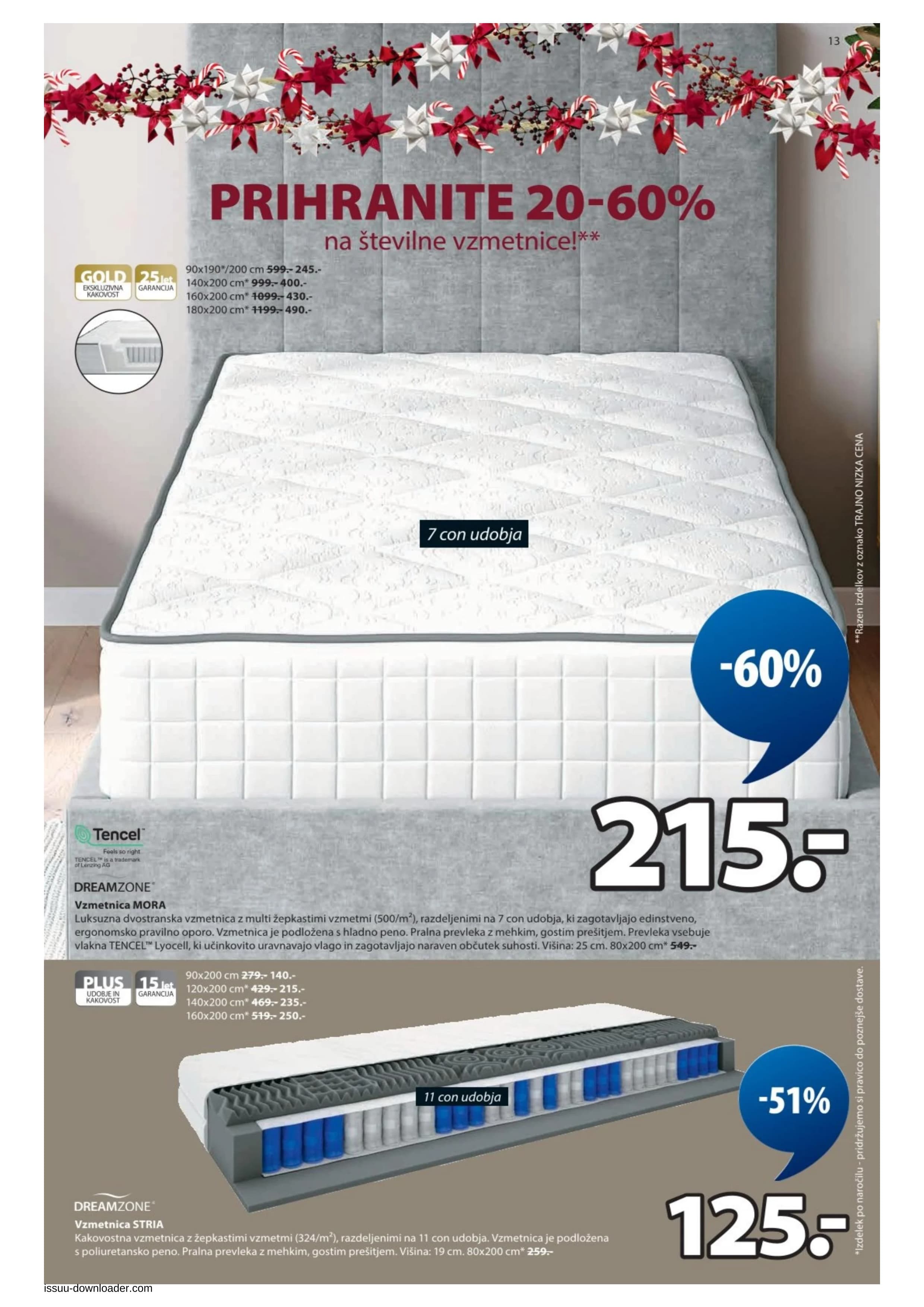 Page from catalog: Božična ponudba