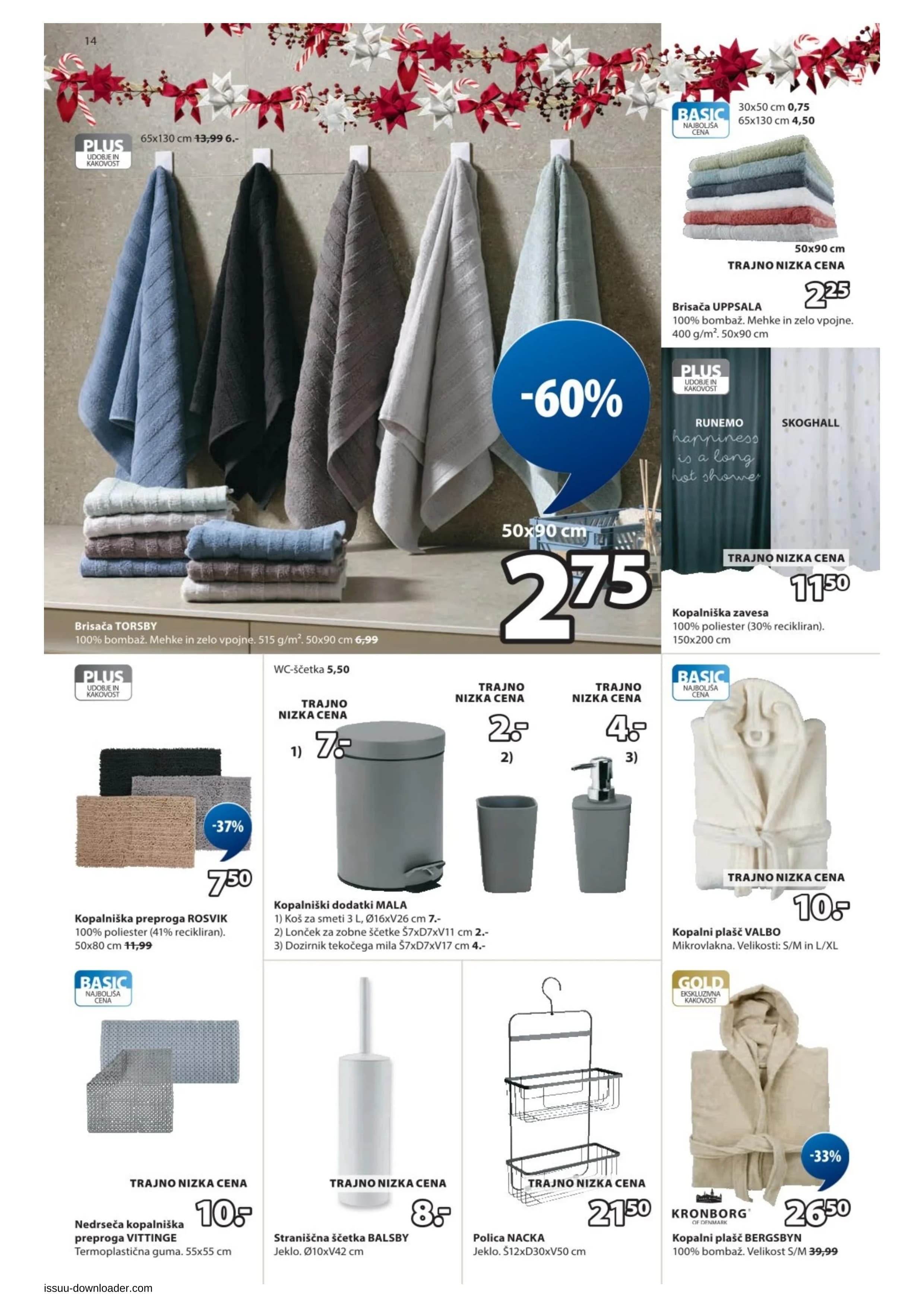 Page from catalog: Božična ponudba