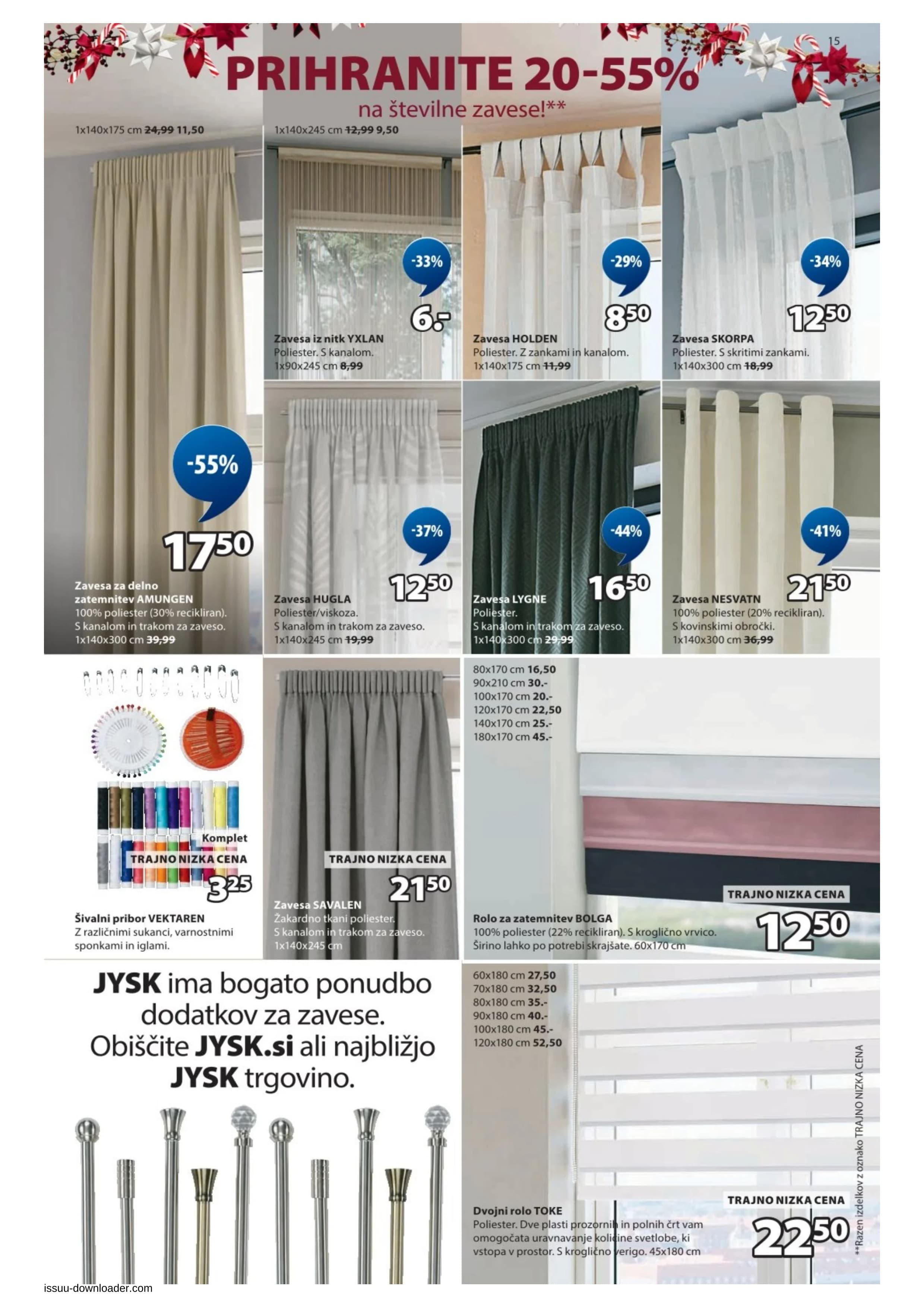 Page from catalog: Božična ponudba