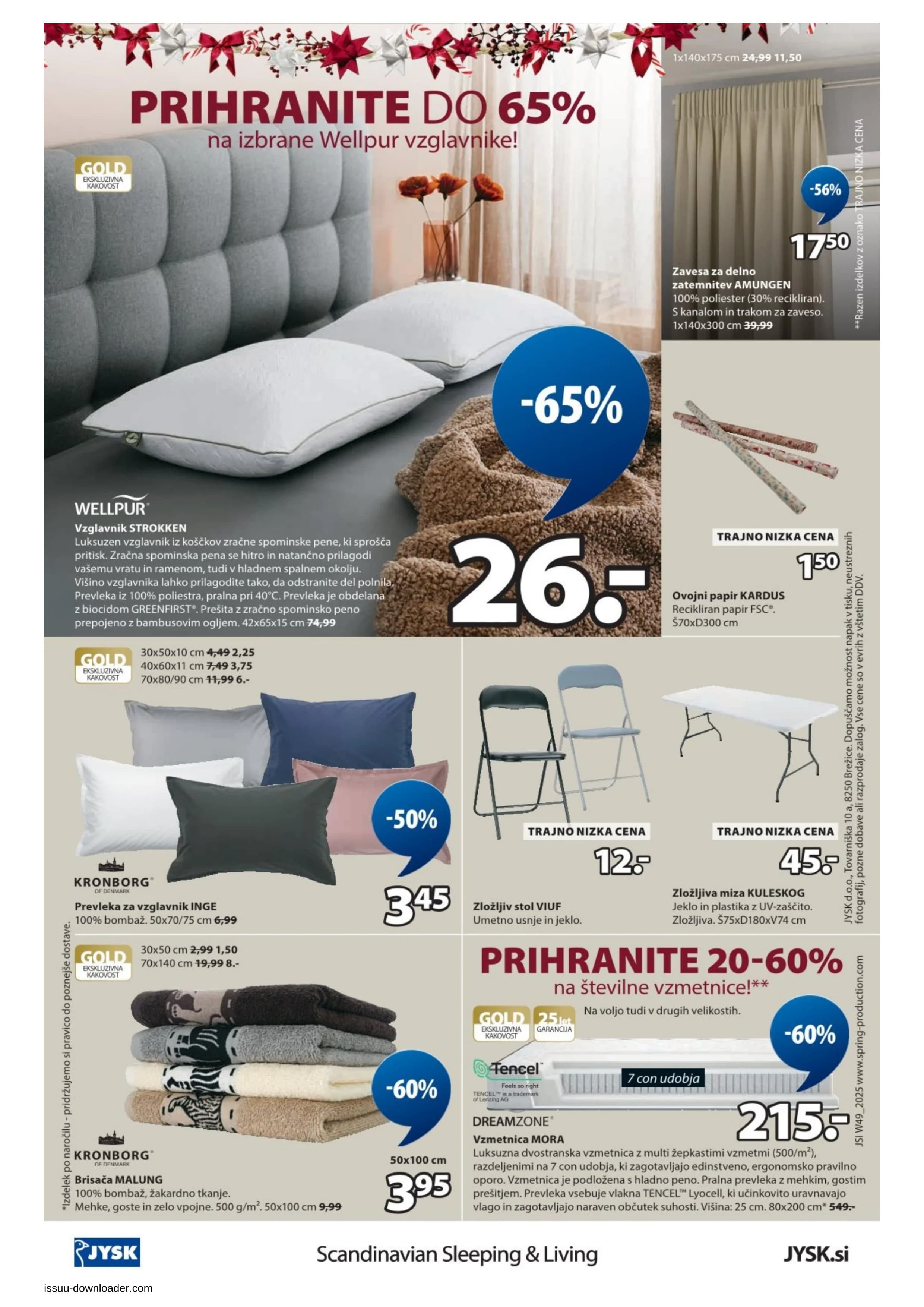 Page from catalog: Božična ponudba