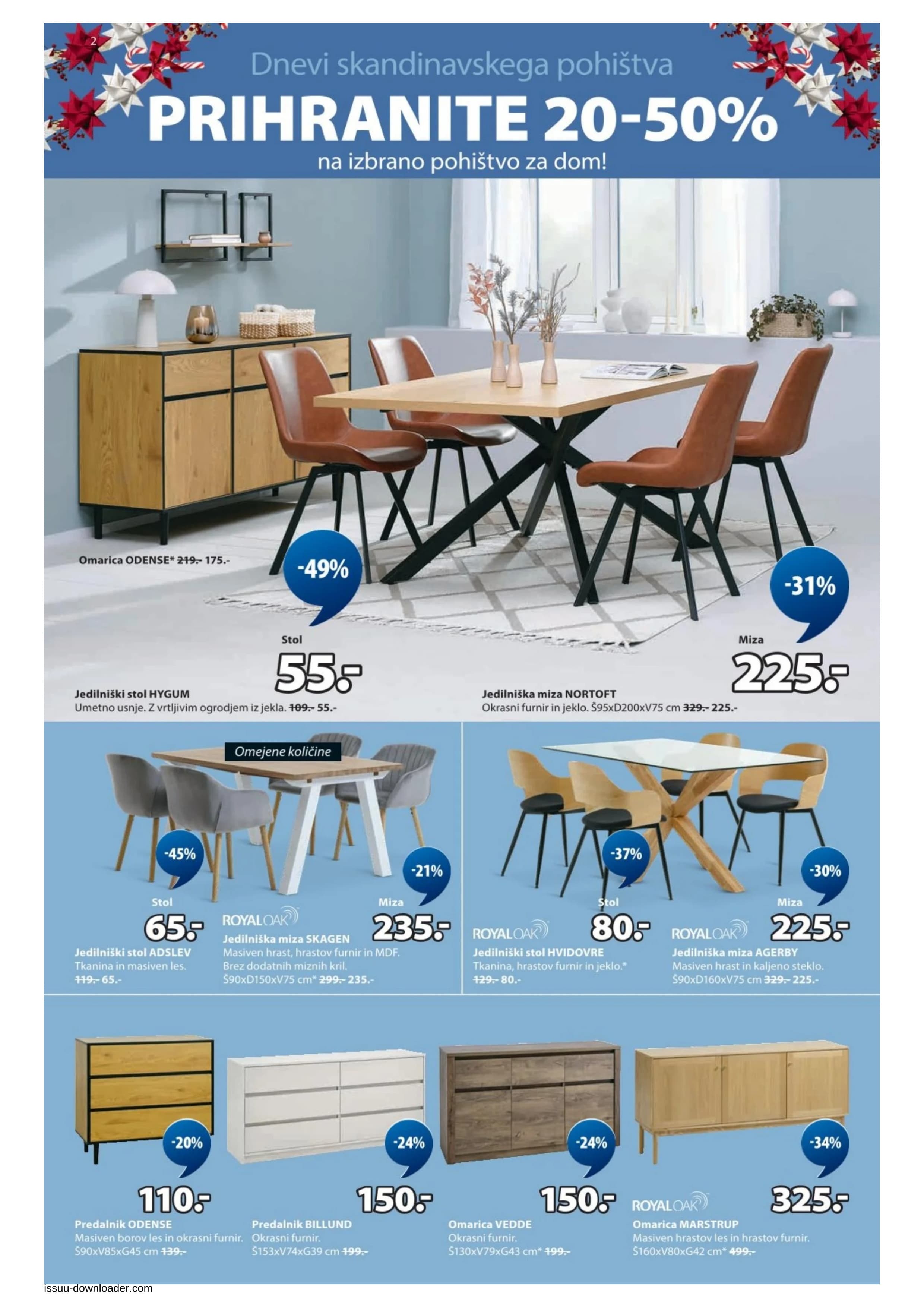 Page from catalog: Božična ponudba