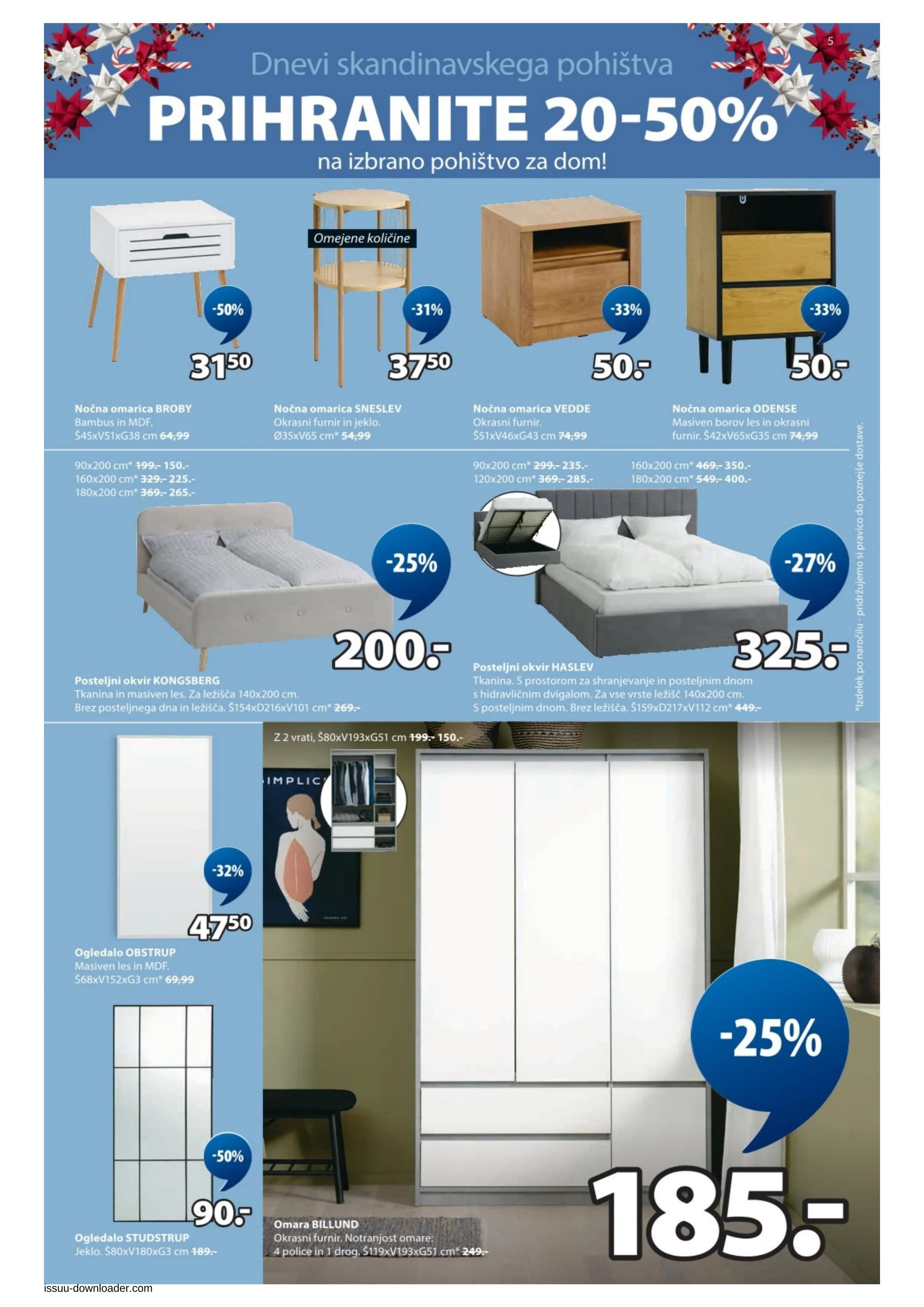 Page from catalog: Božična ponudba