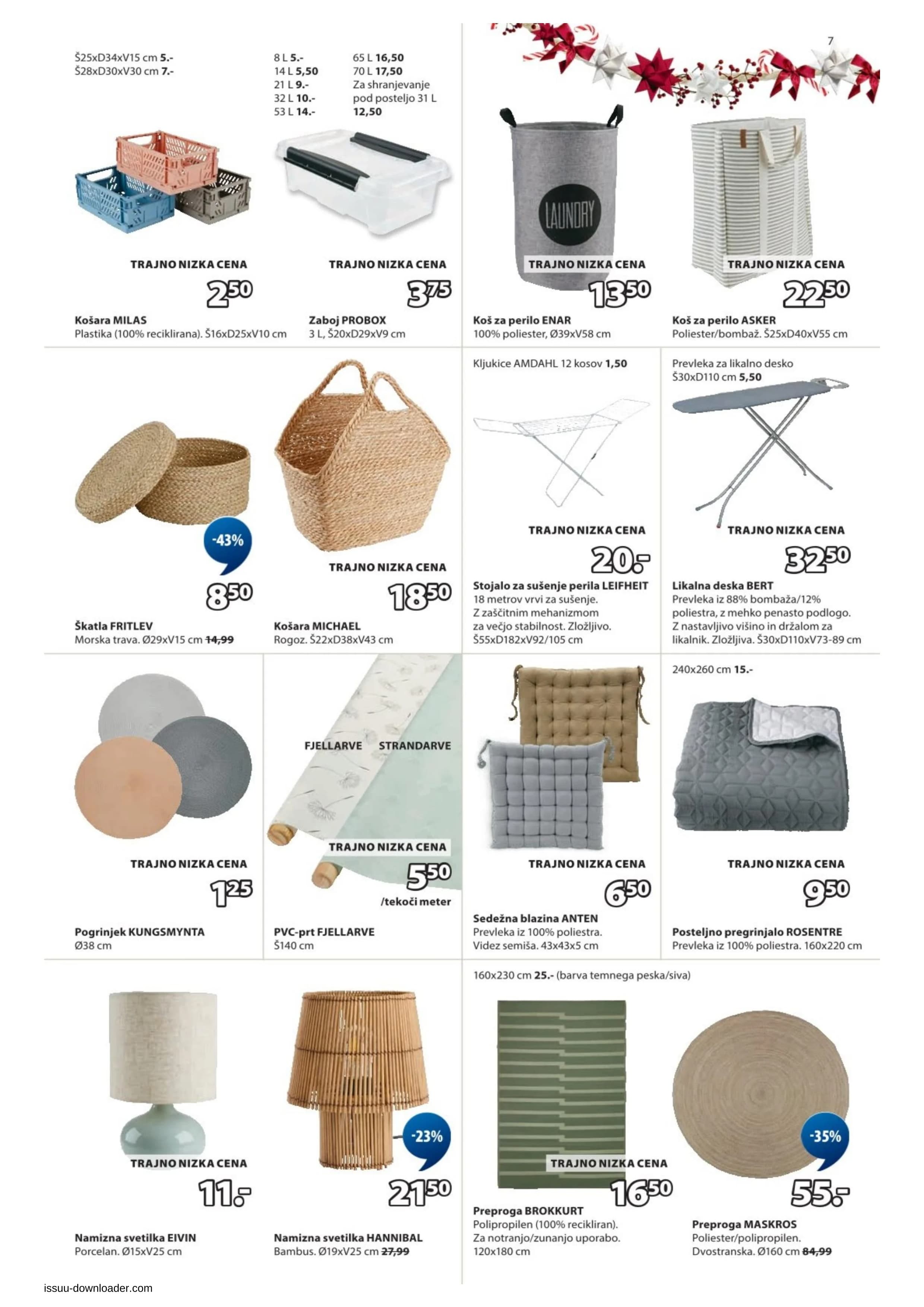 Page from catalog: Božična ponudba