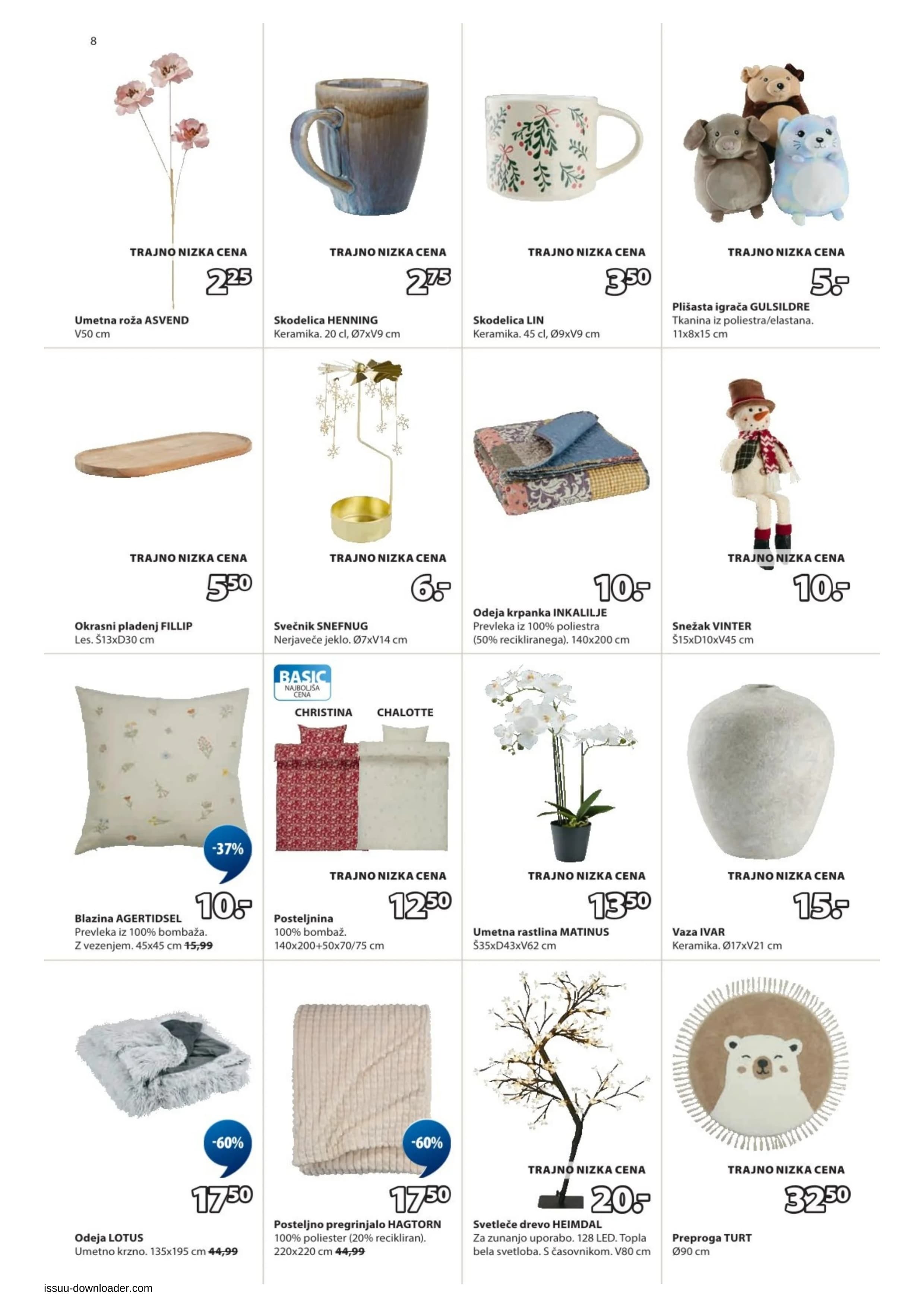 Page from catalog: Božična ponudba