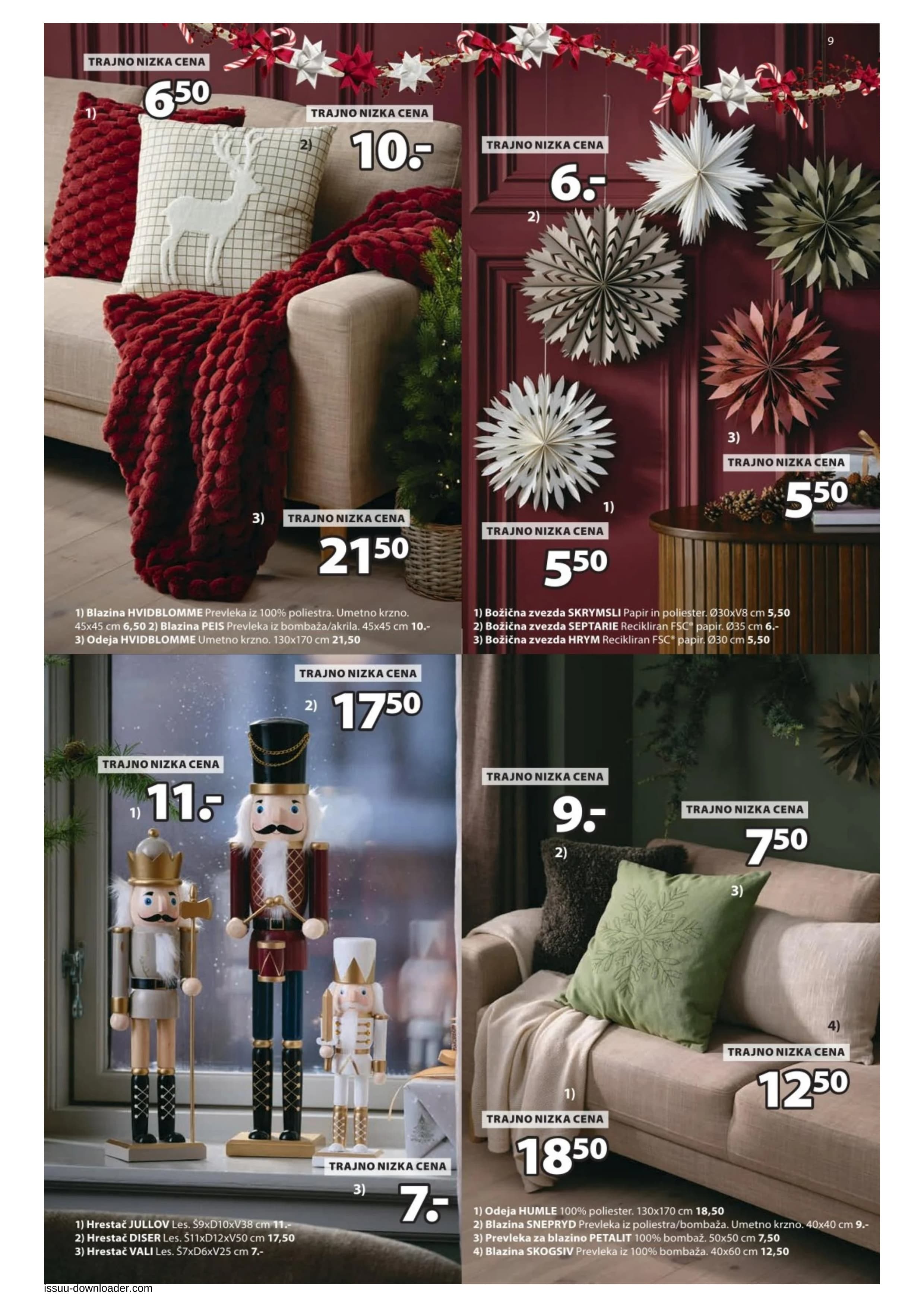 Page from catalog: Božična ponudba