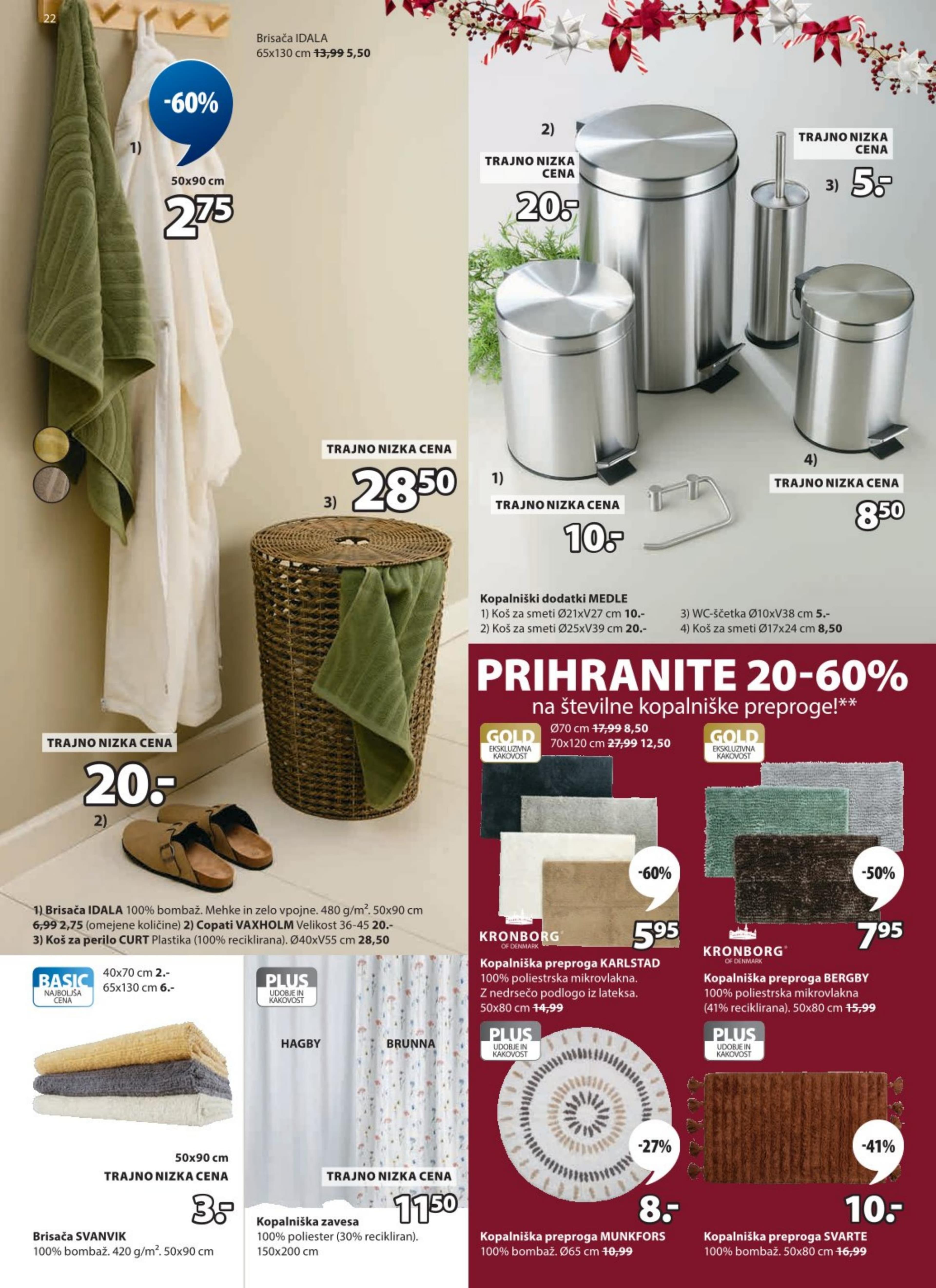 Stran 22. Jysk kataloga - Akcije od 10.12. do 30.12.2025.