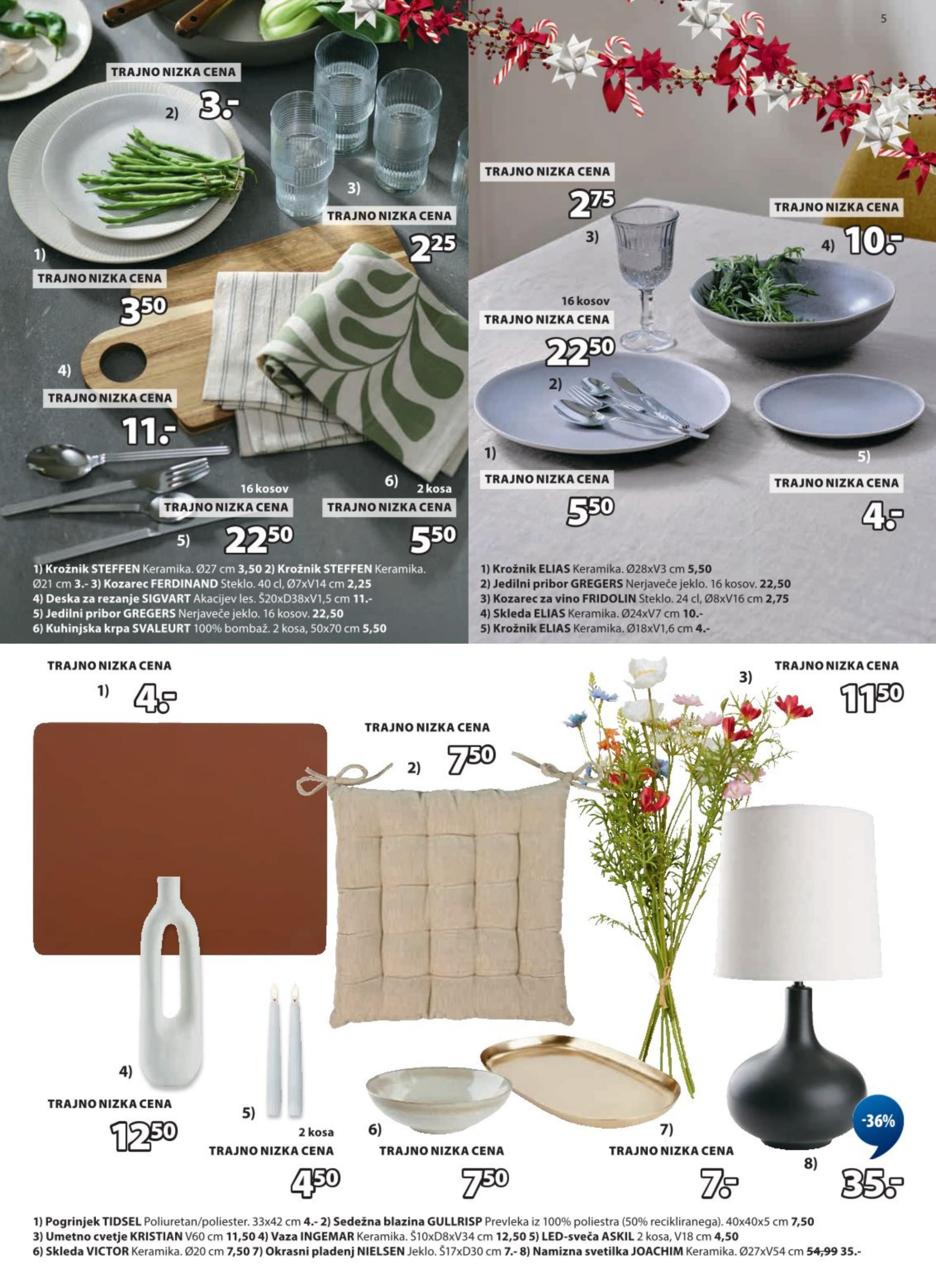 Page from catalog: Odlična Božična ponudba