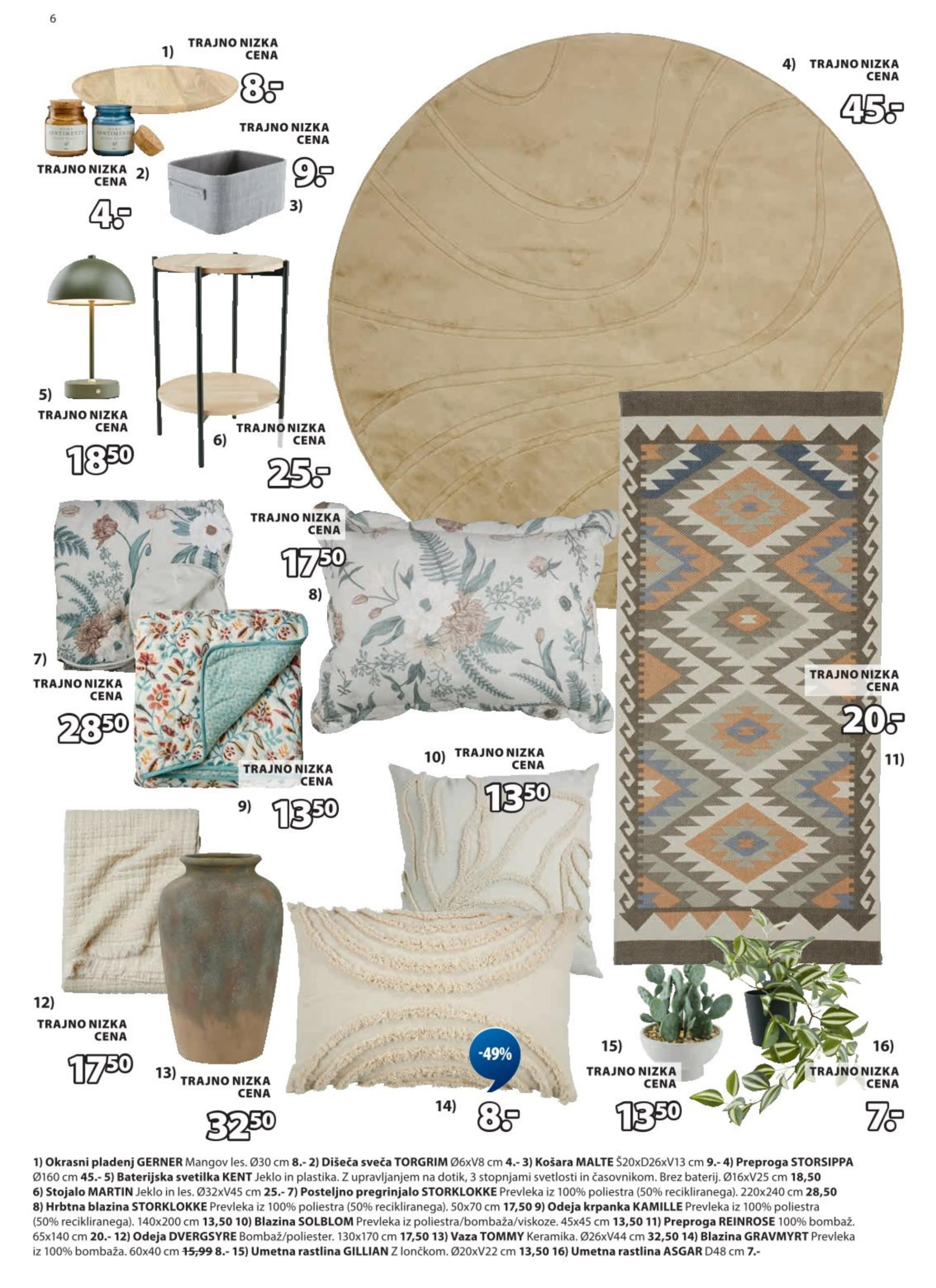 Stran 6. Jysk kataloga - Akcije od 10.12. do 30.12.2025.