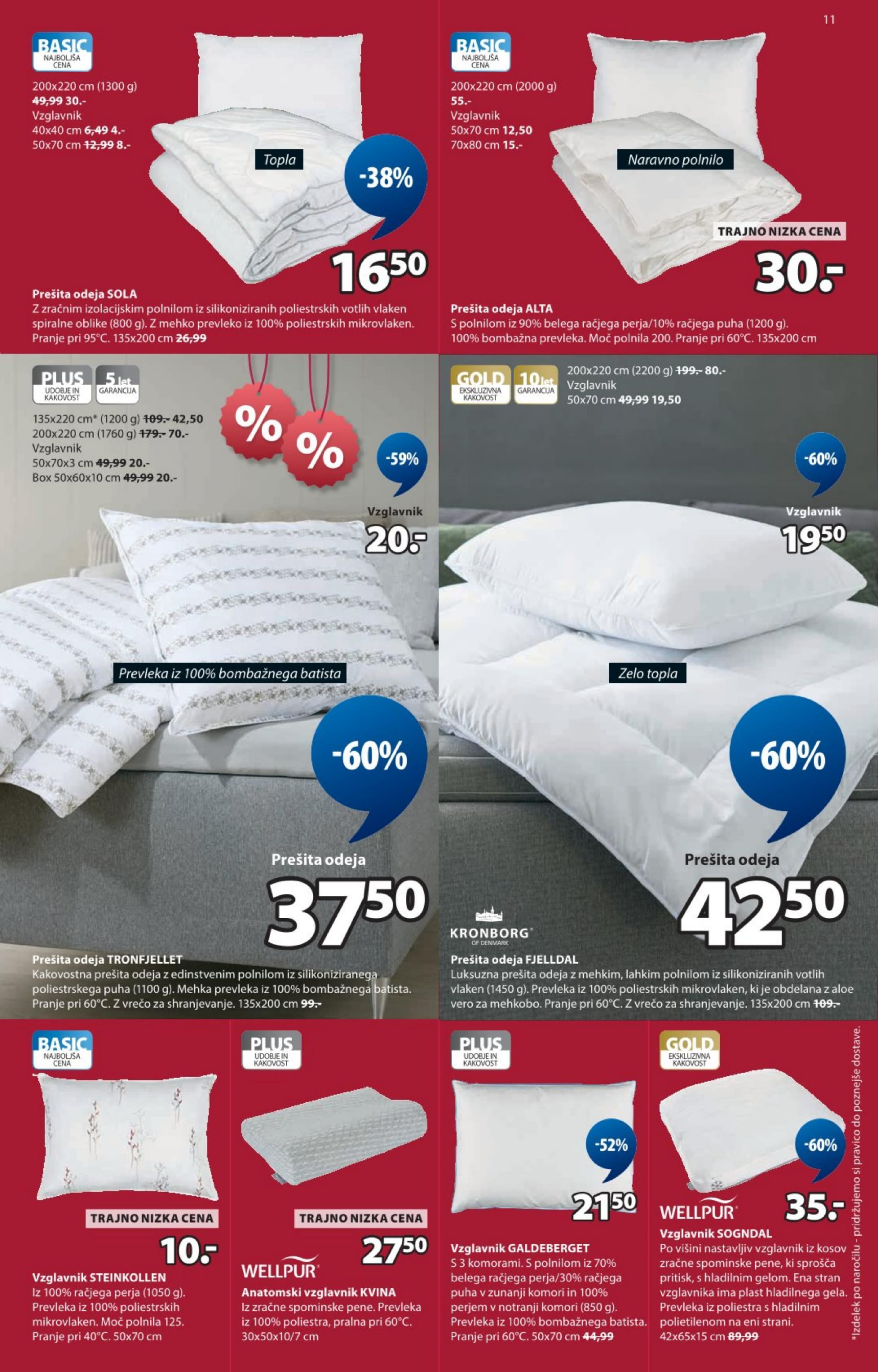 Stran 11. Jysk kataloga - od 31.12. do 01.02.2026.