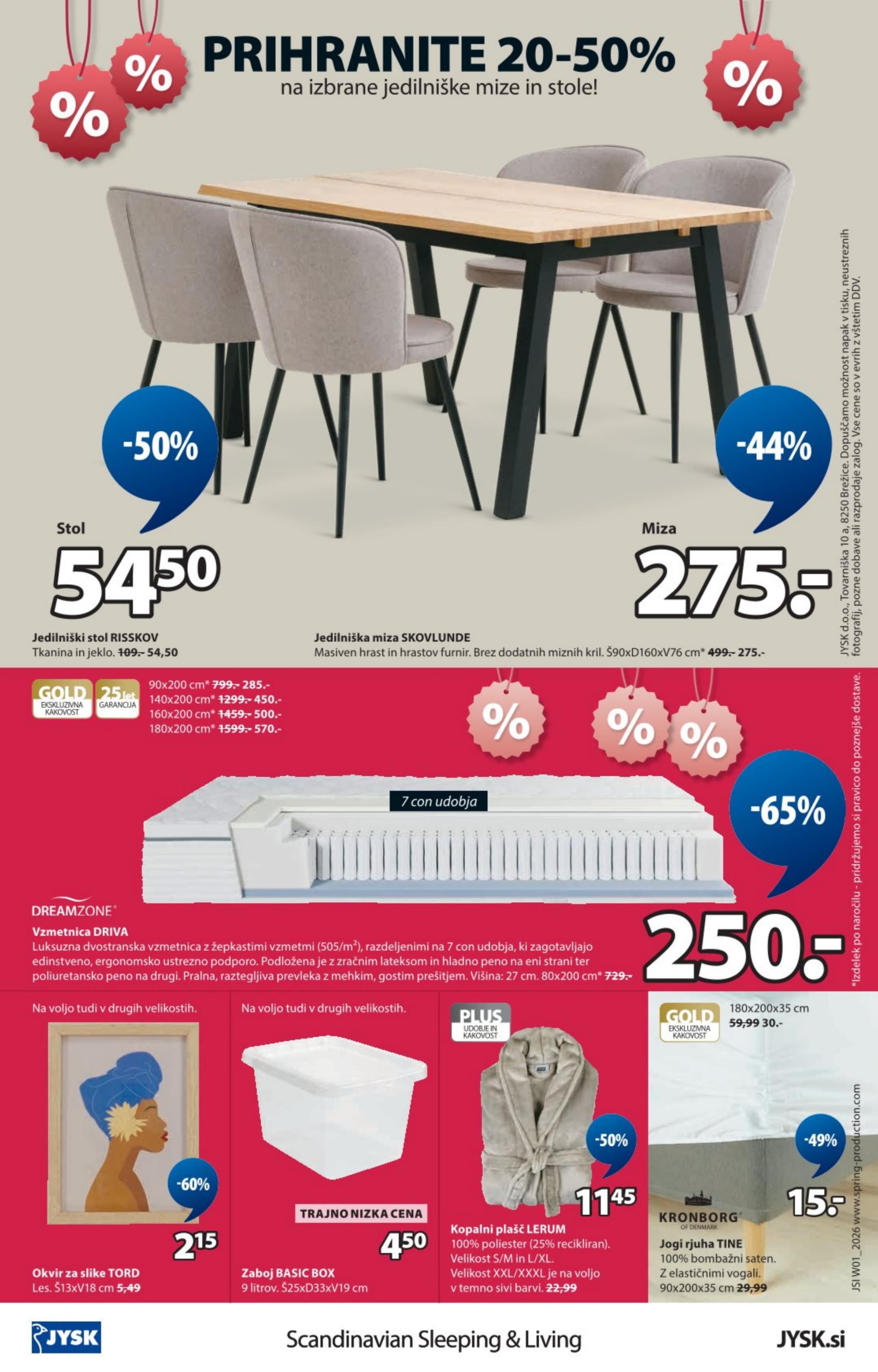 Stran 16. Jysk kataloga - od 31.12. do 01.02.2026.