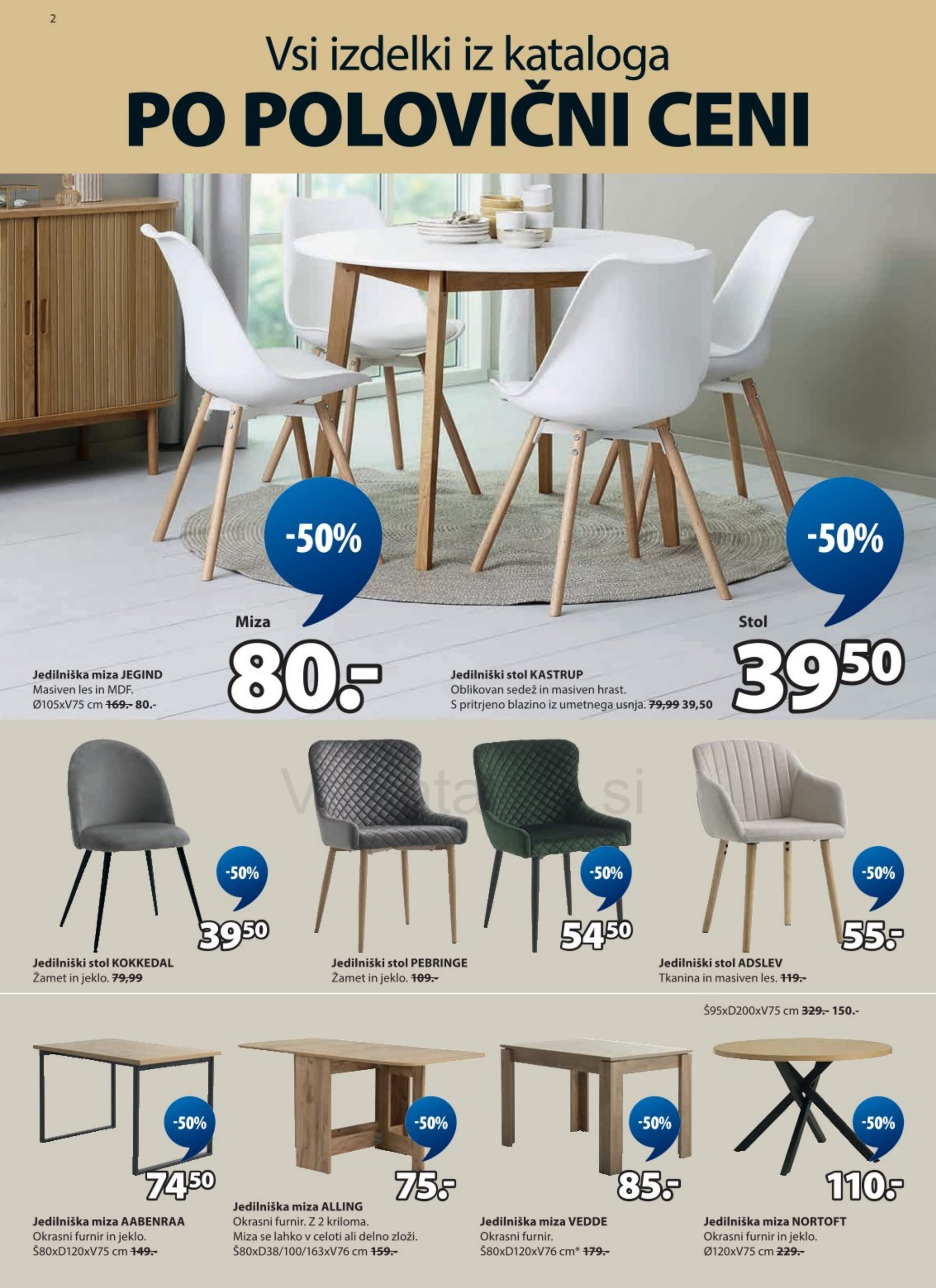Stran 2. Jysk kataloga - Vsi izdelki po polovični ceni