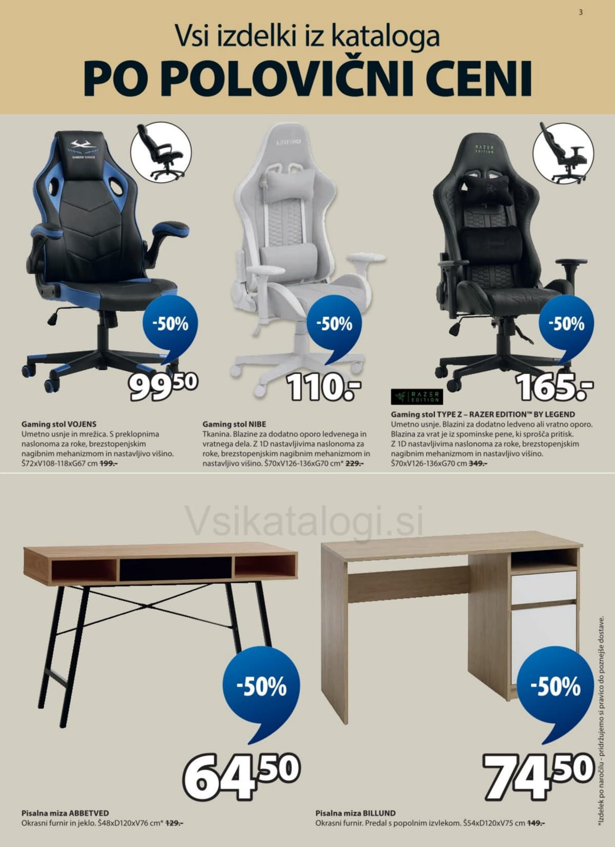 Stran 3. Jysk kataloga - Vsi izdelki po polovični ceni