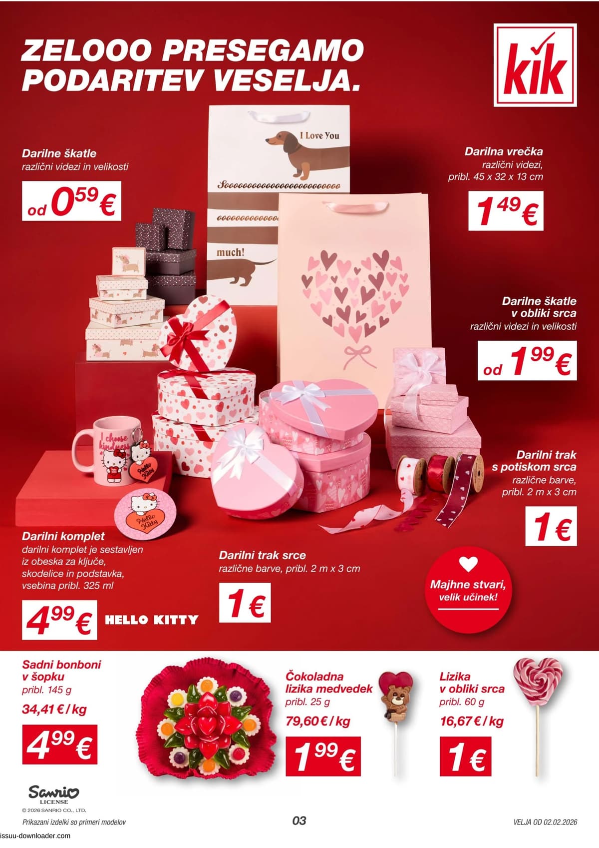 Stran 3. Kik kataloga - Februar 2026