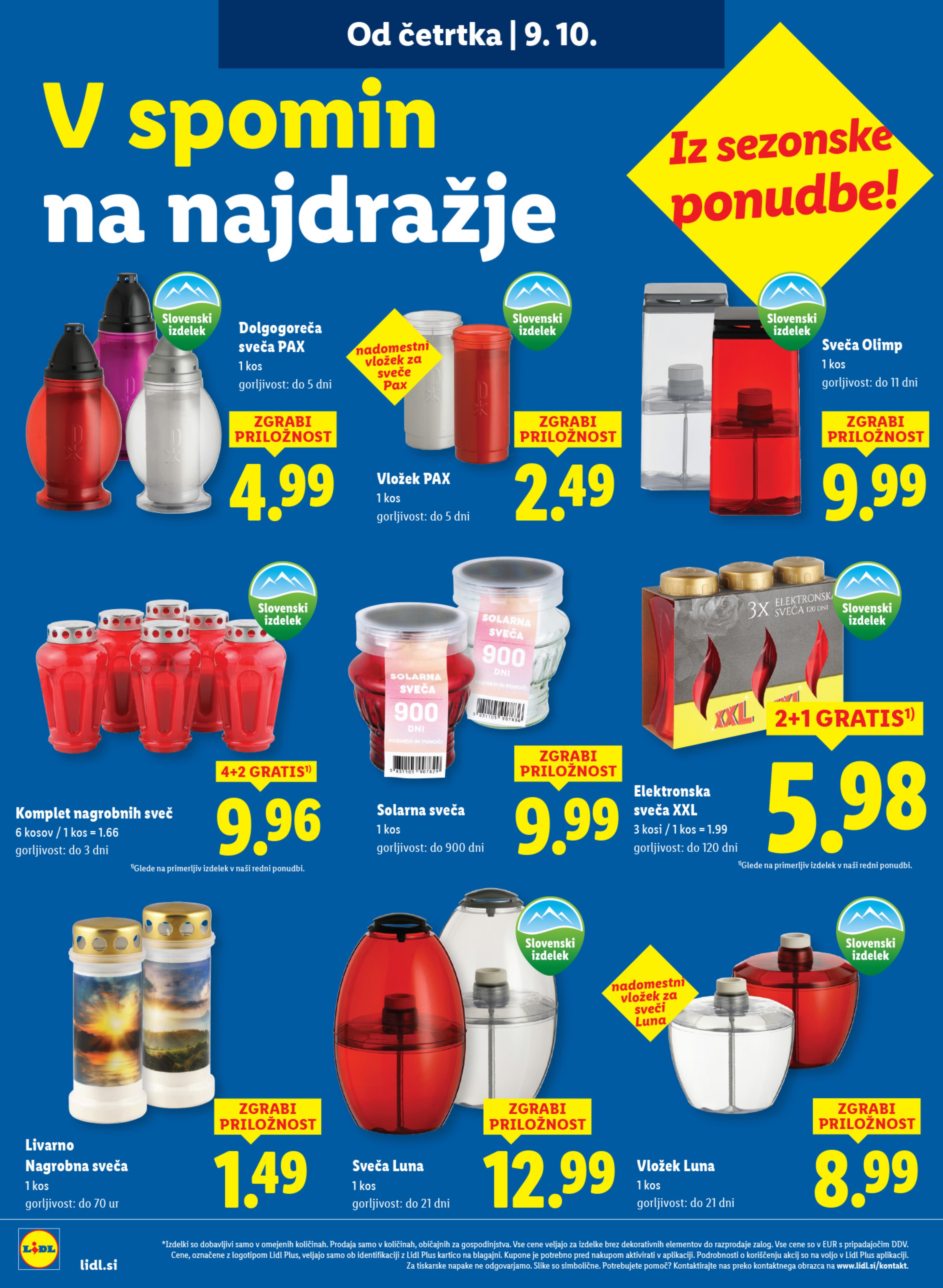 Page from catalog: Akcijska ponuda