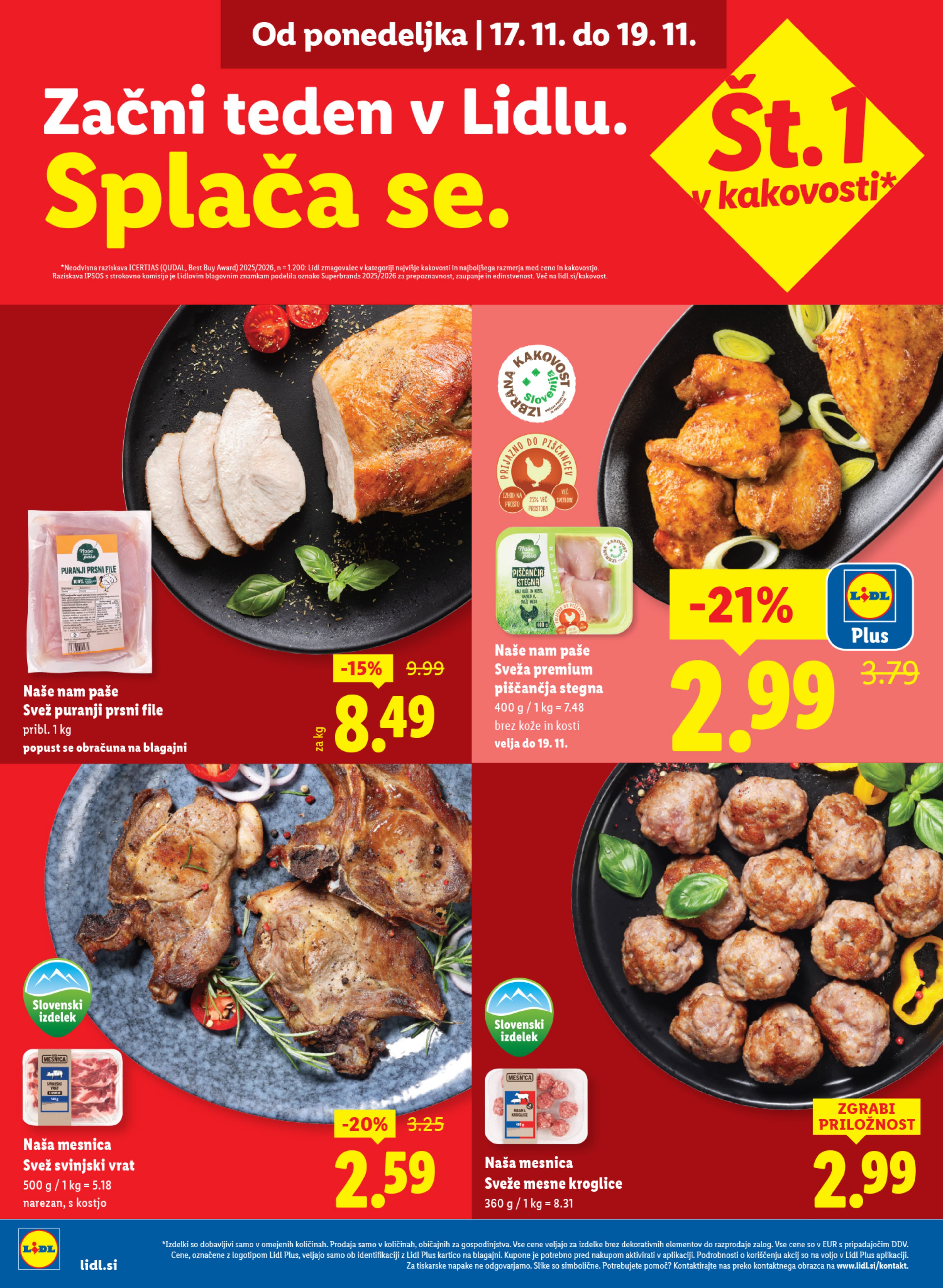 Stran 50. Lidl kataloga - Akcije od 13.11. do 19.11.2025.
