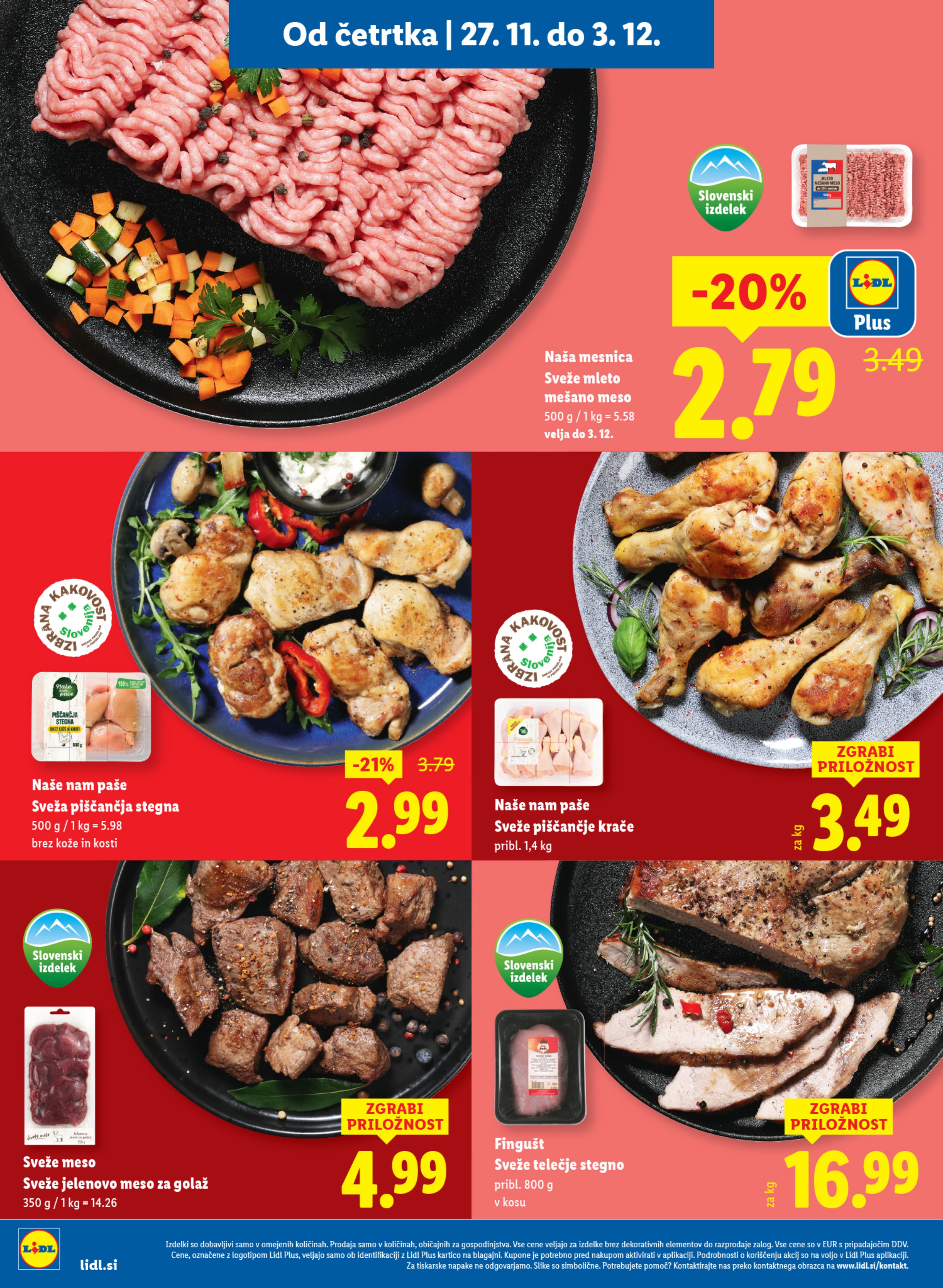 Stran 2. Lidl kataloga - Akcije od 27.11. do 03.12.2025.