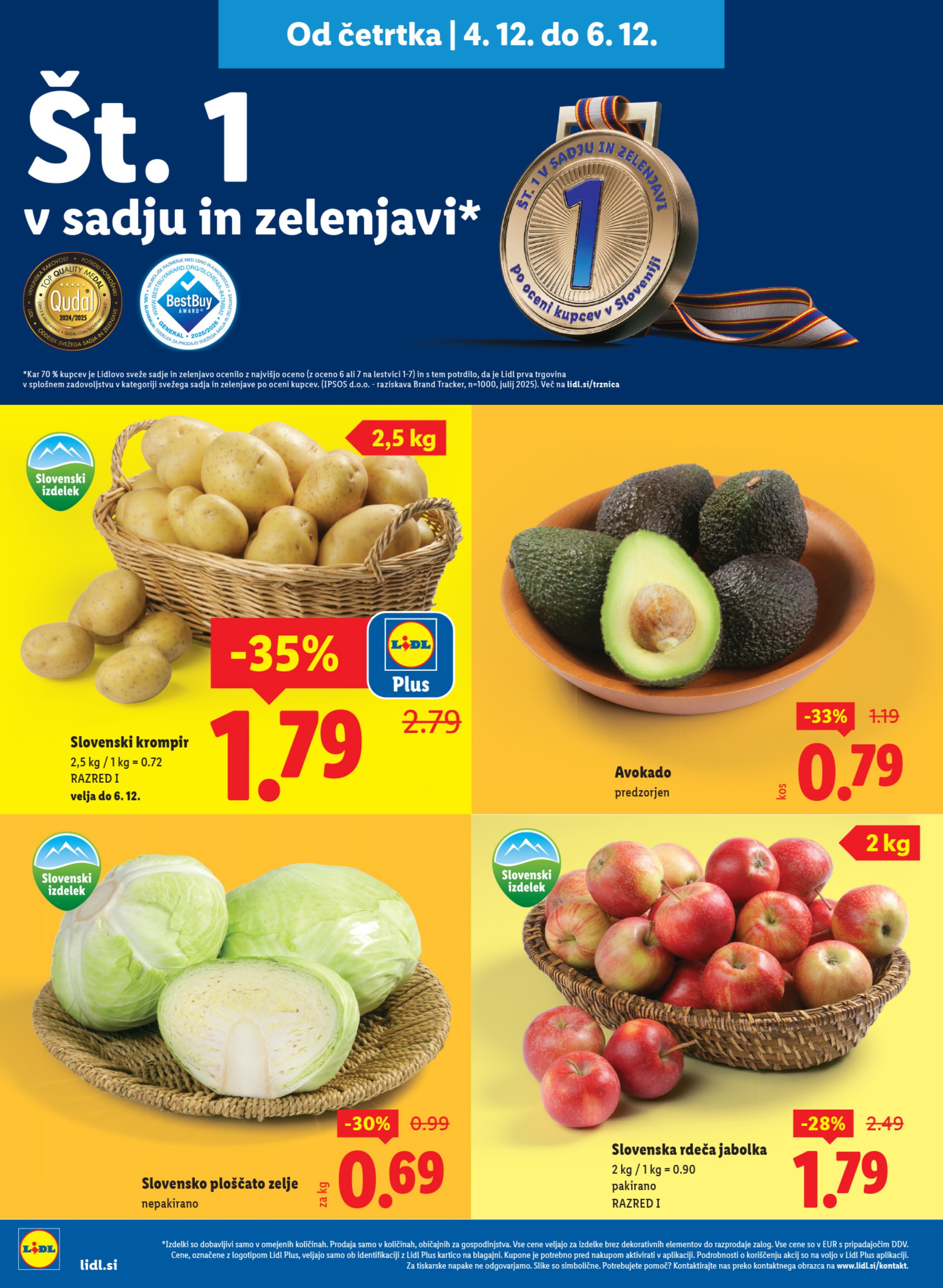 Stran 4. Lidl kataloga - Akcije od 04.12. do 10.12.2025.