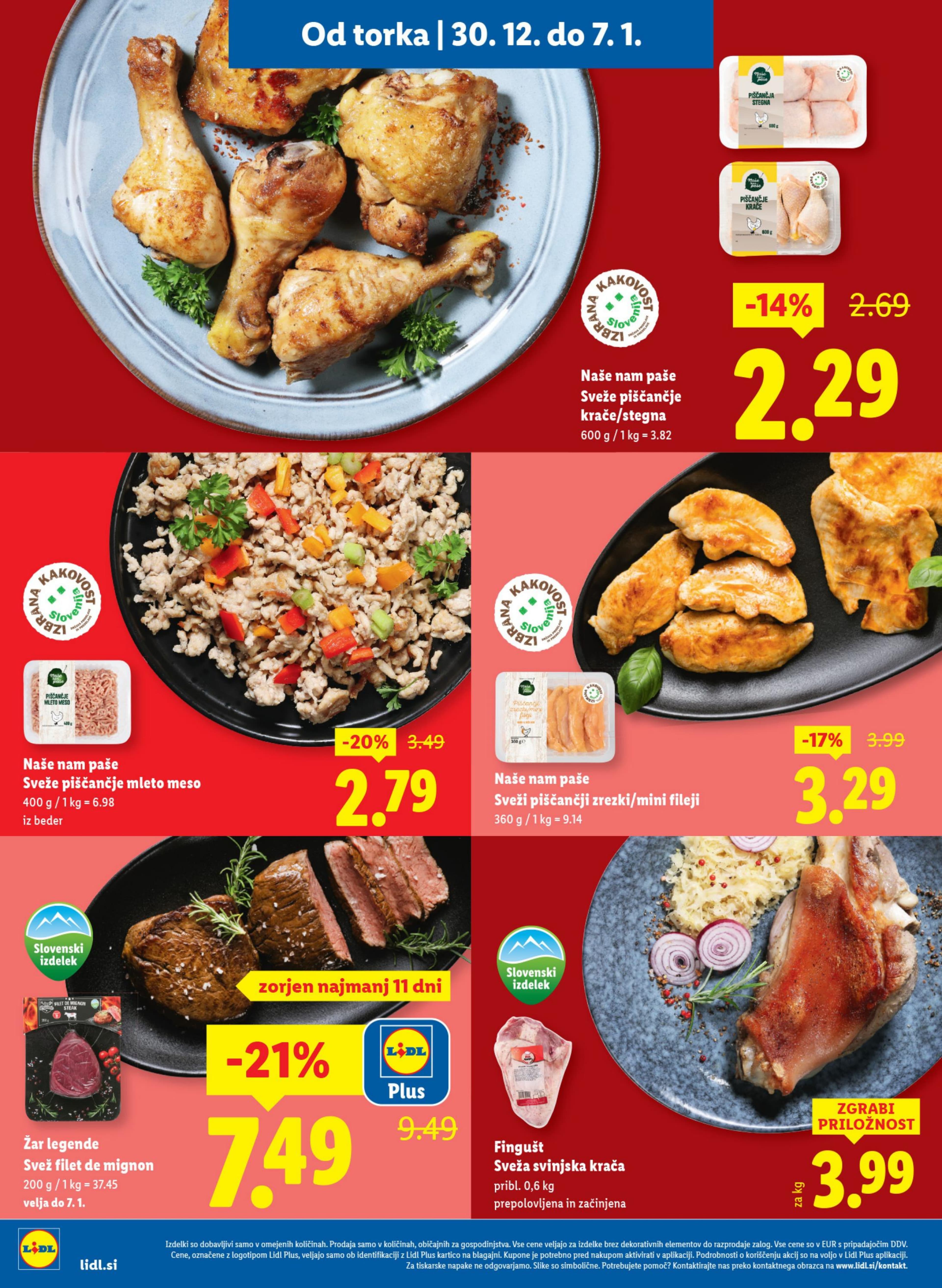 Stran 2. Lidl kataloga - od 30.12. do 07.01.2026.