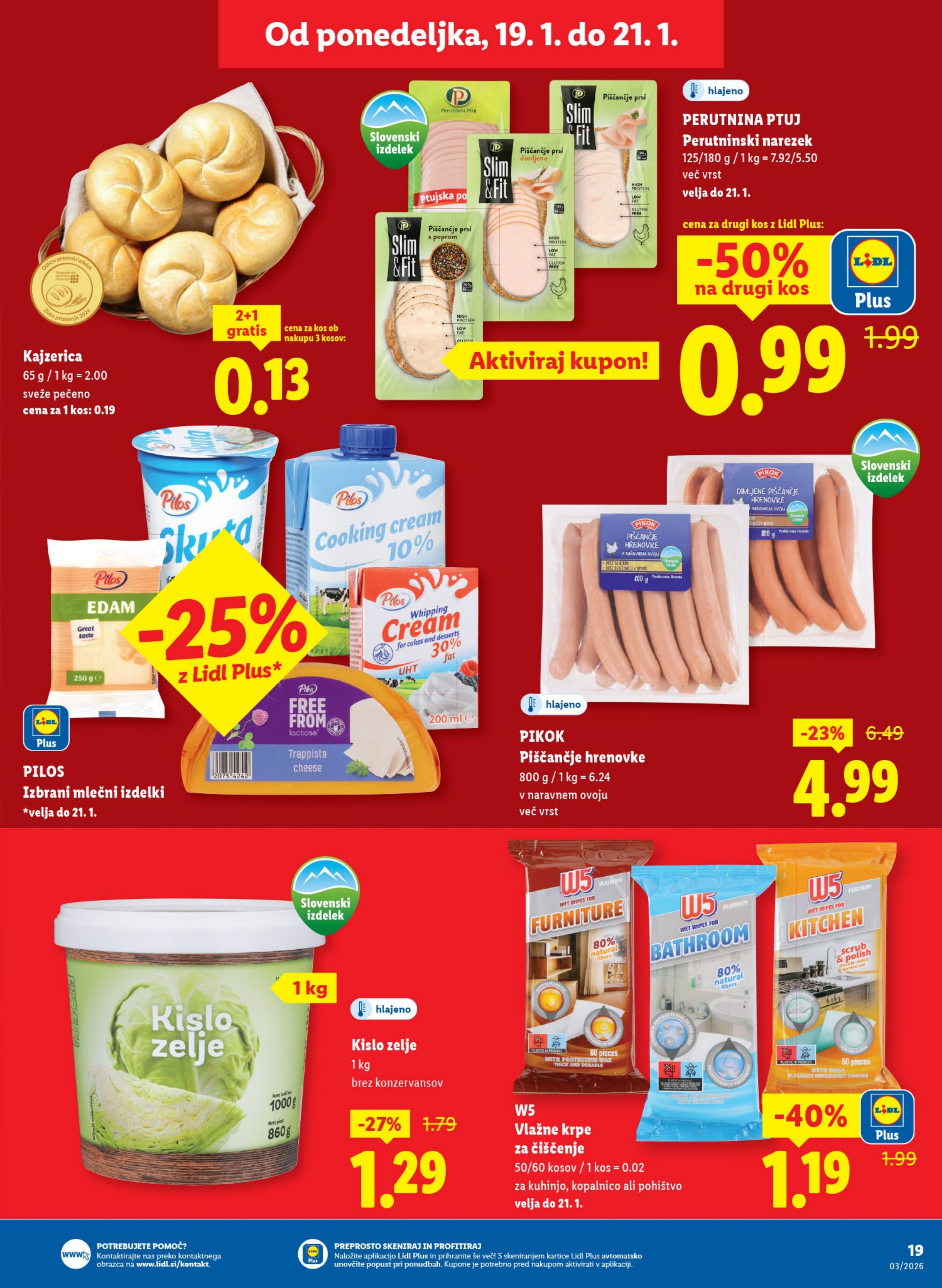 Stran 19. Lidl kataloga - Živila