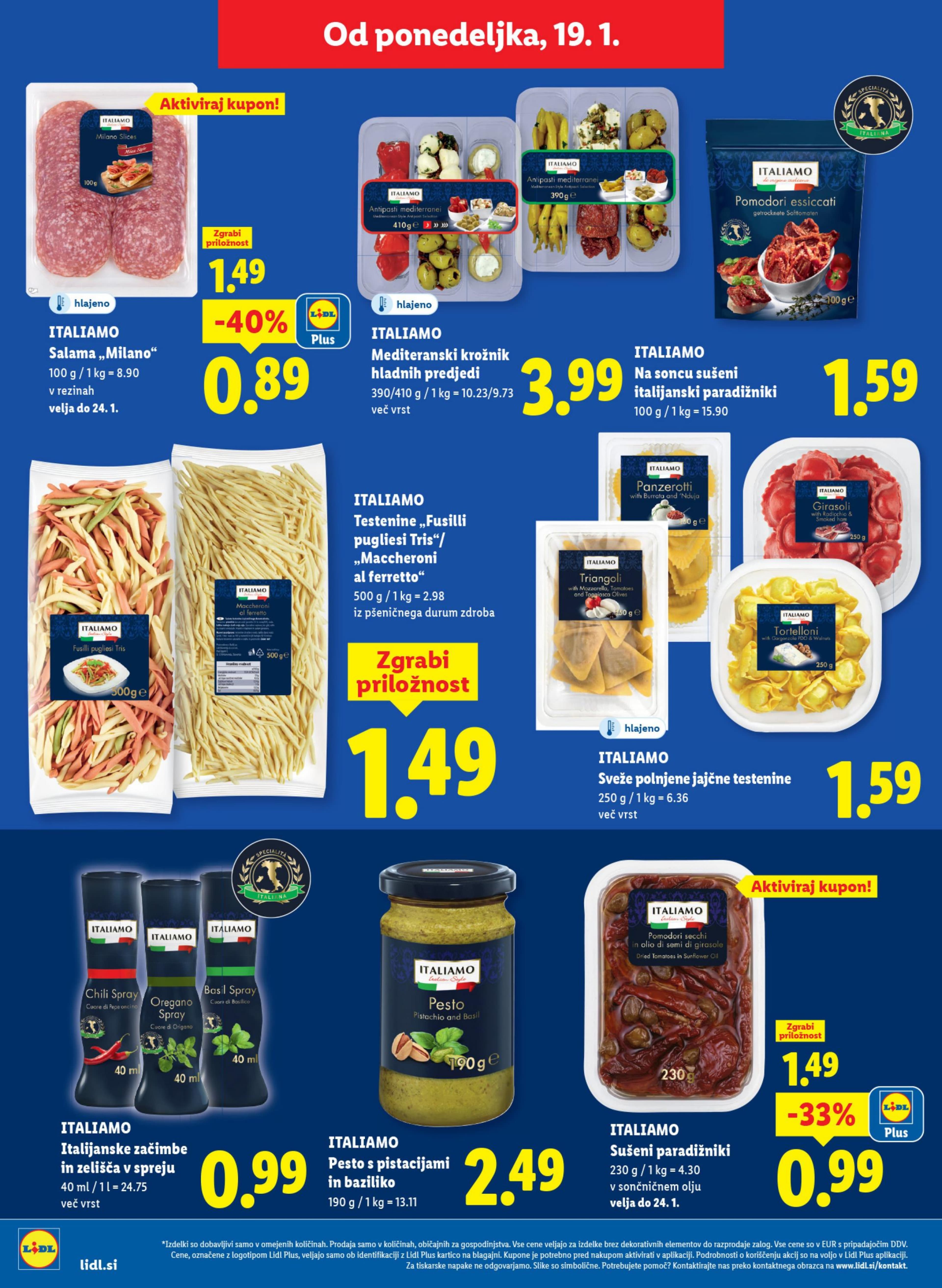 Stran 22. Lidl kataloga - Živila