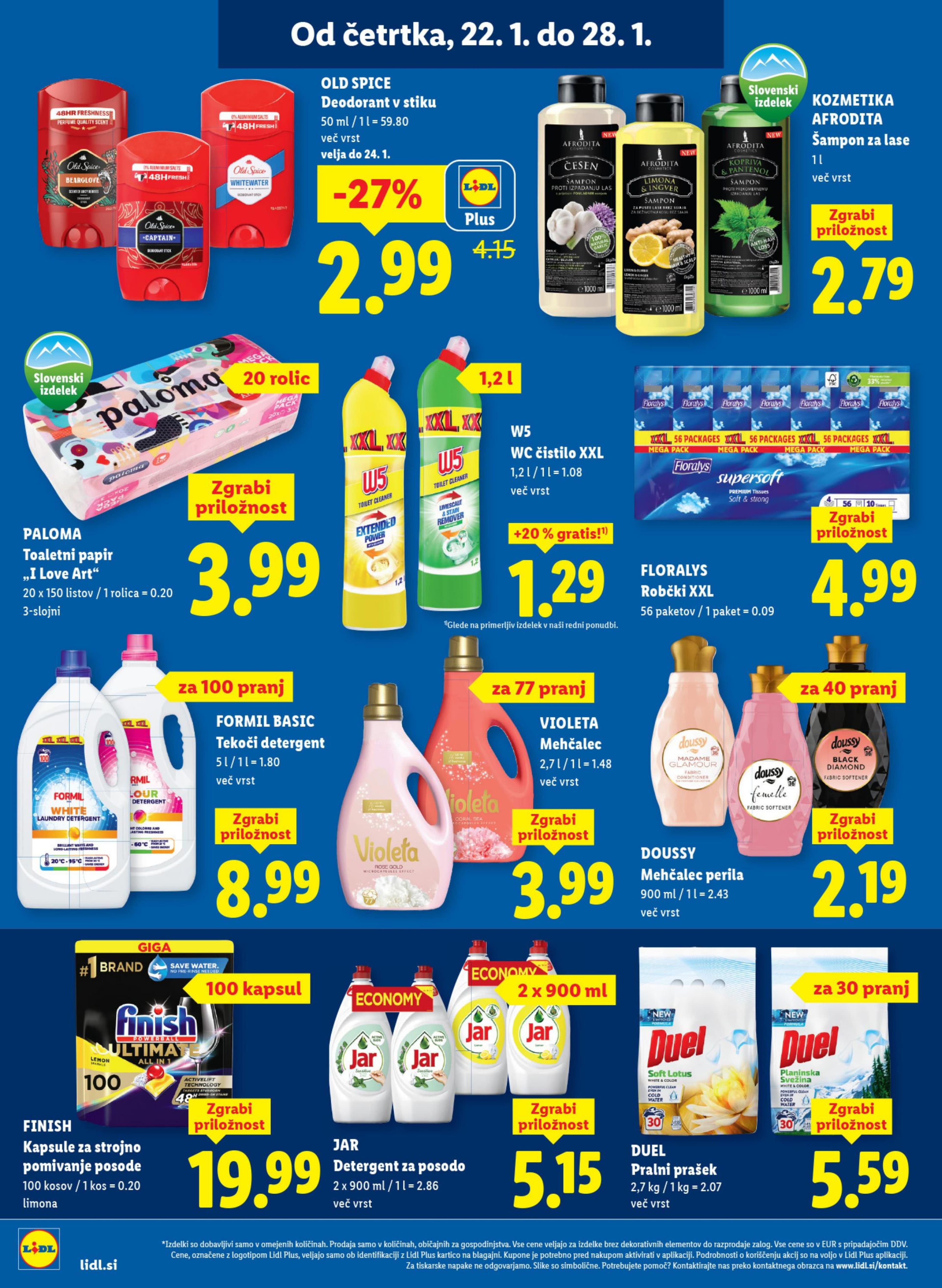 Stran 14. Lidl kataloga - Akcija živila