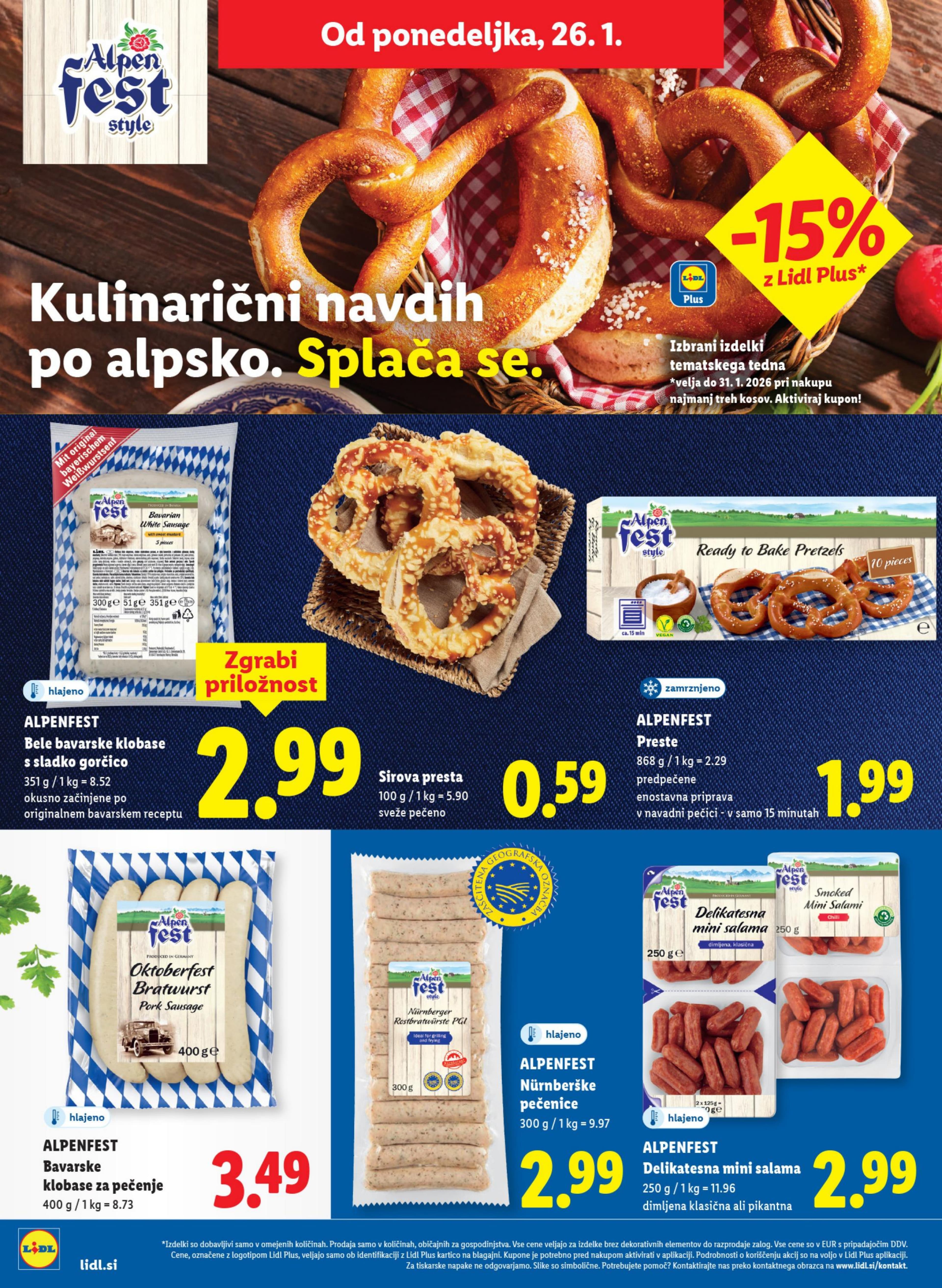 Stran 20. Lidl kataloga - Akcija živila
