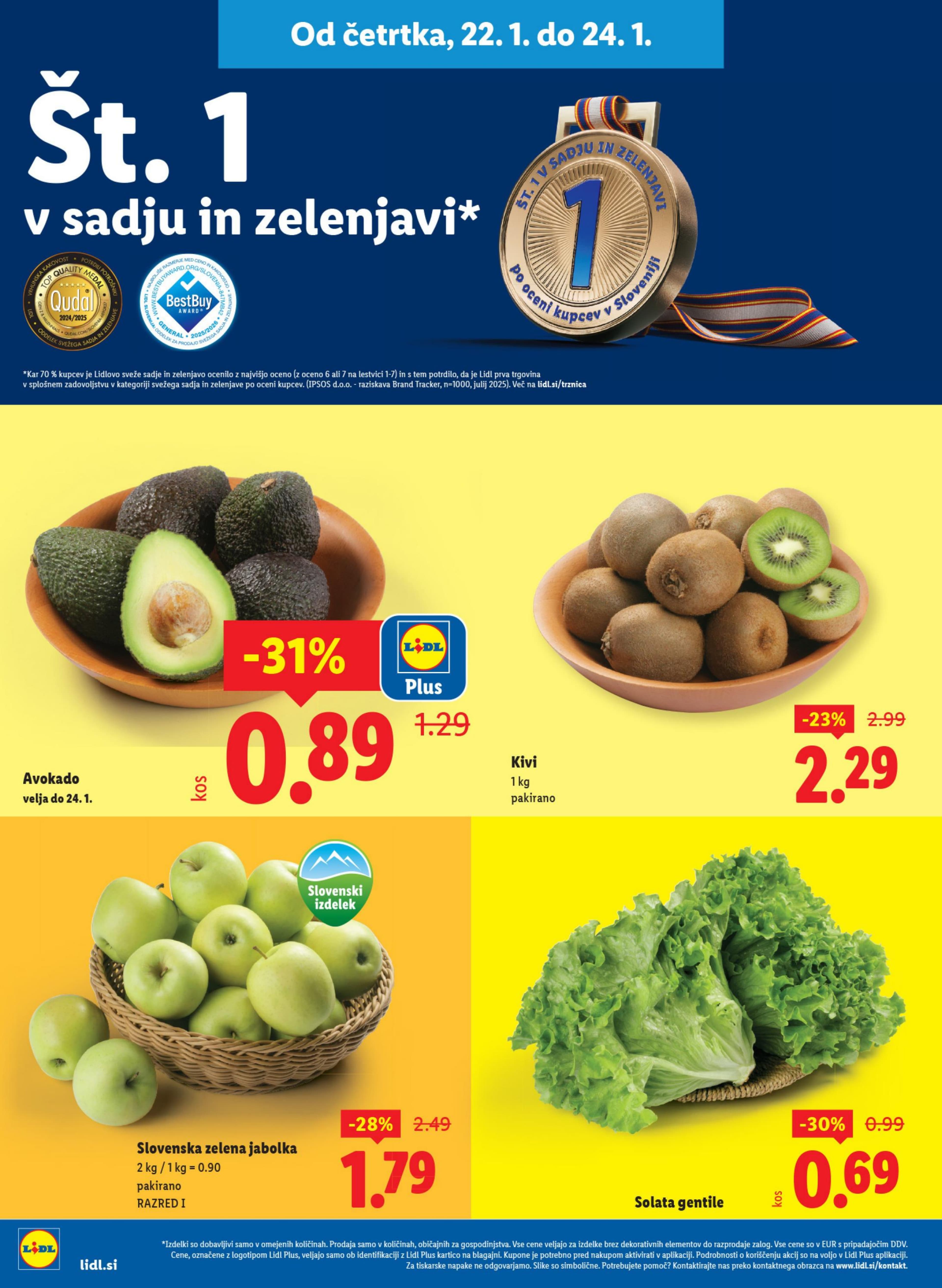 Stran 4. Lidl kataloga - Akcija živila