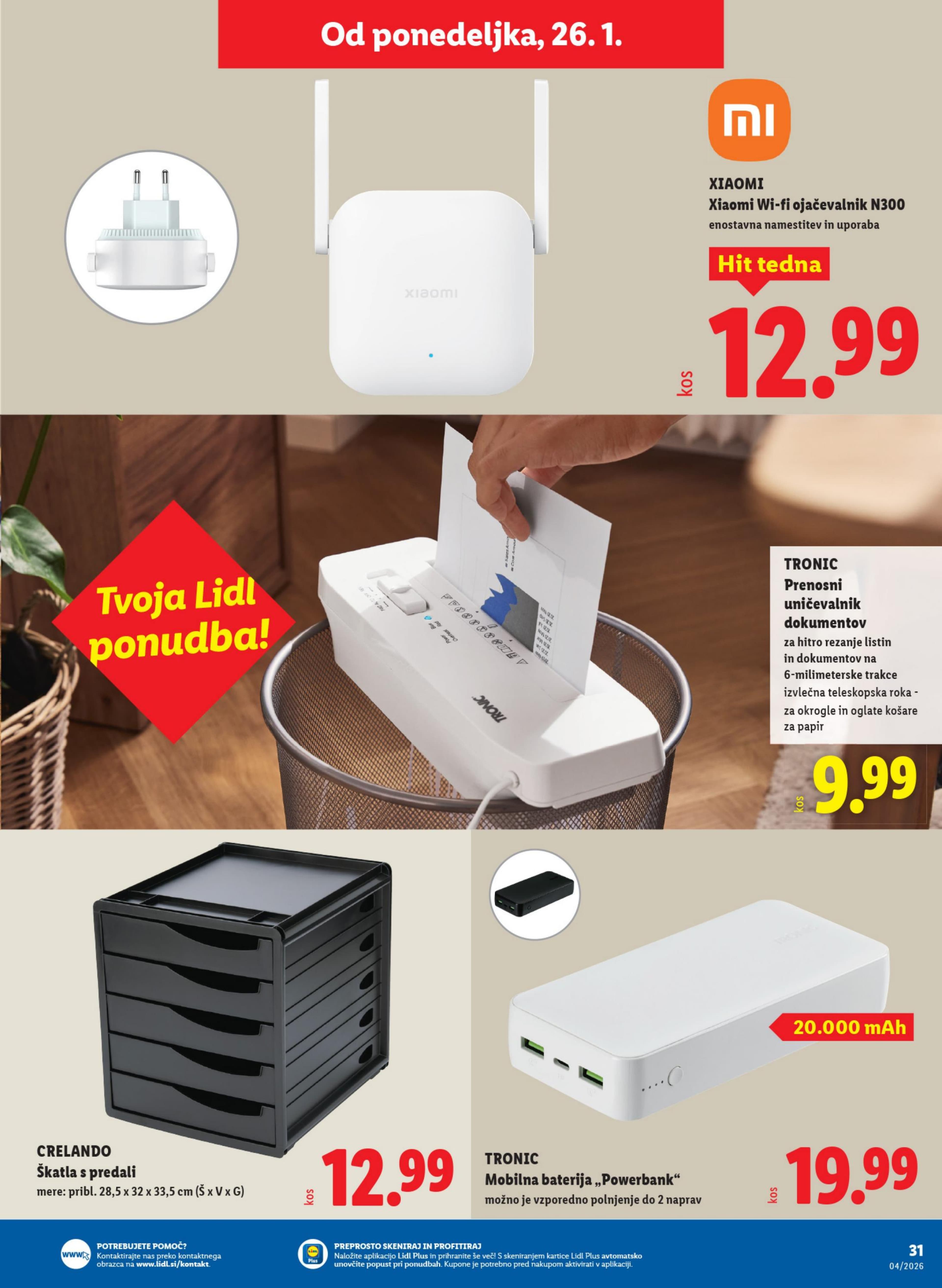 Stran 21. Lidl kataloga - Akcija neživila