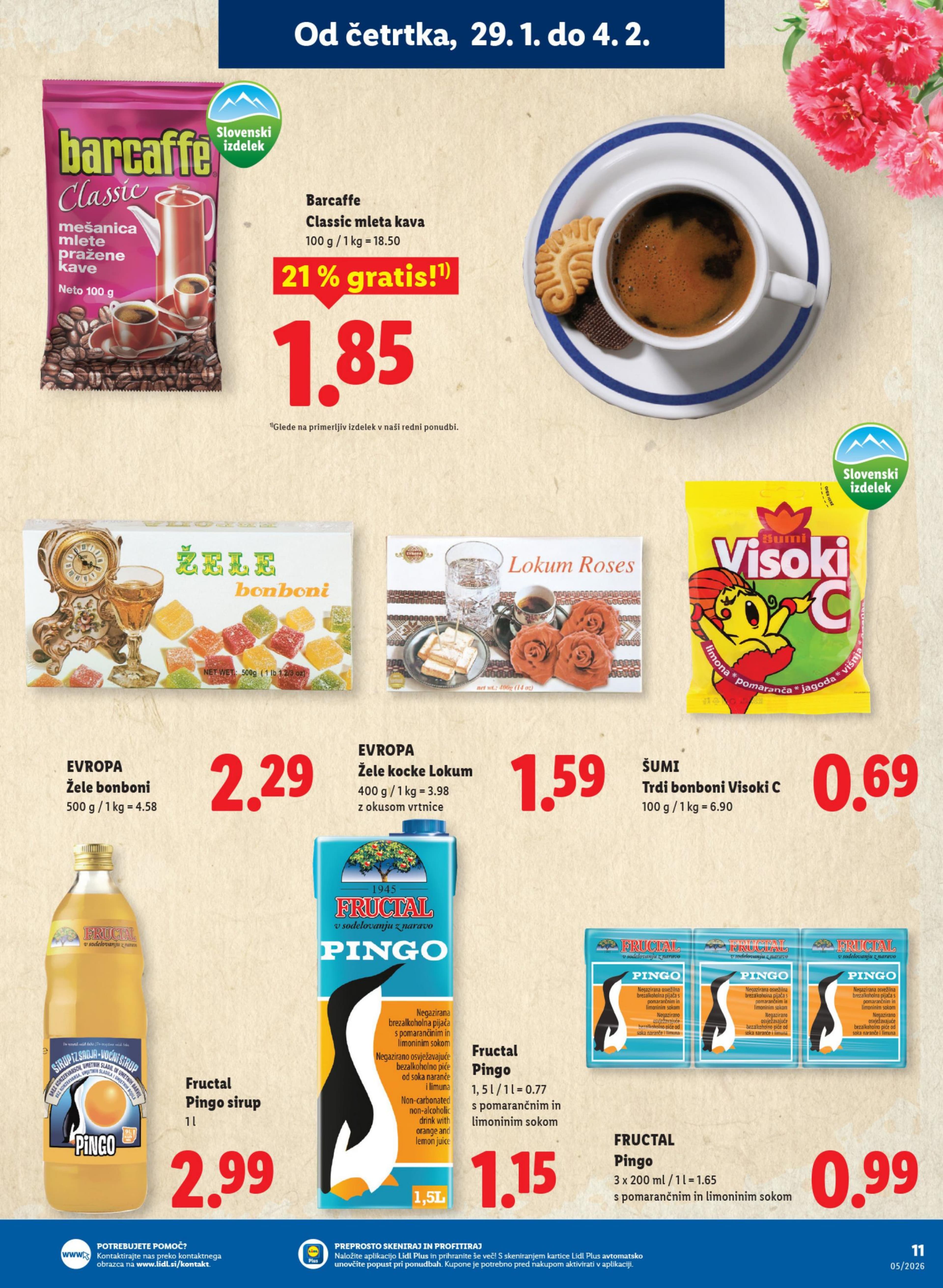 Stran 13. Lidl kataloga - Tedenska Ponudba Živila