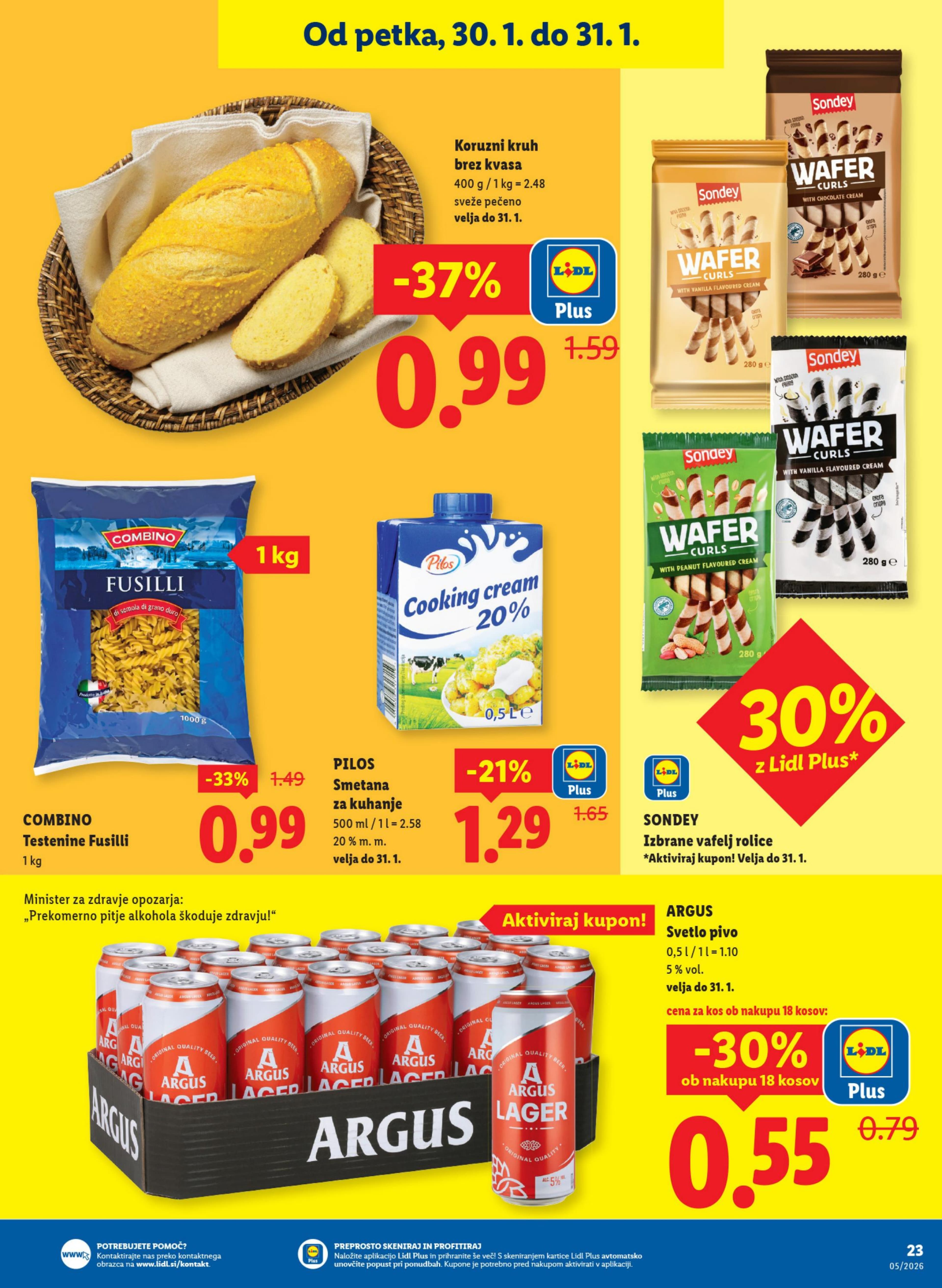 Stran 19. Lidl kataloga - Tedenska Ponudba Živila