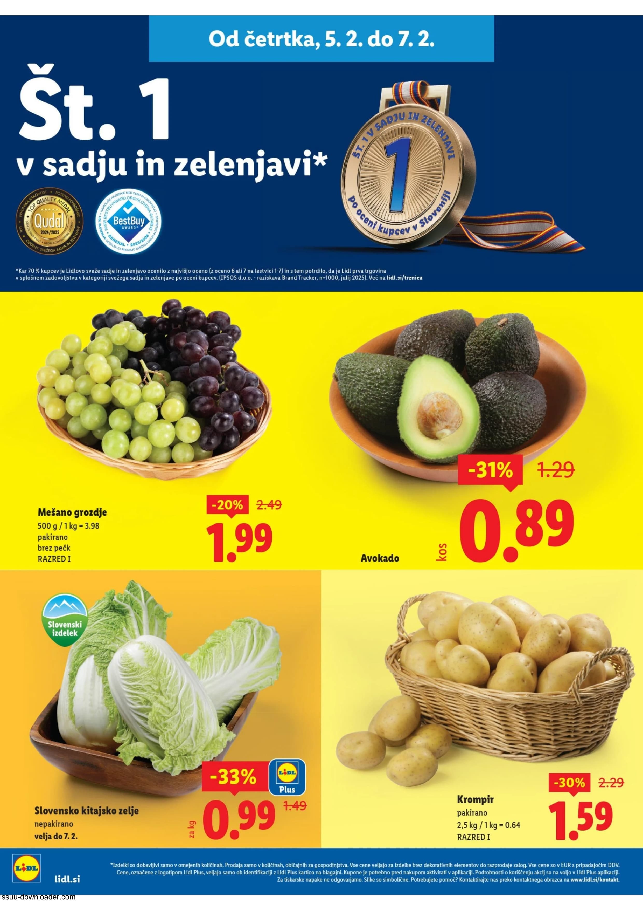 Stran 4. Lidl kataloga - Tedenska Ponudba Živila
