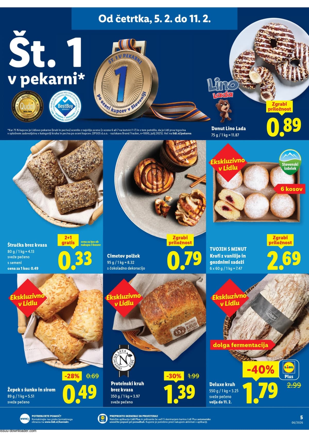 Stran 5. Lidl kataloga - Tedenska Ponudba Živila od 14.02.2026.