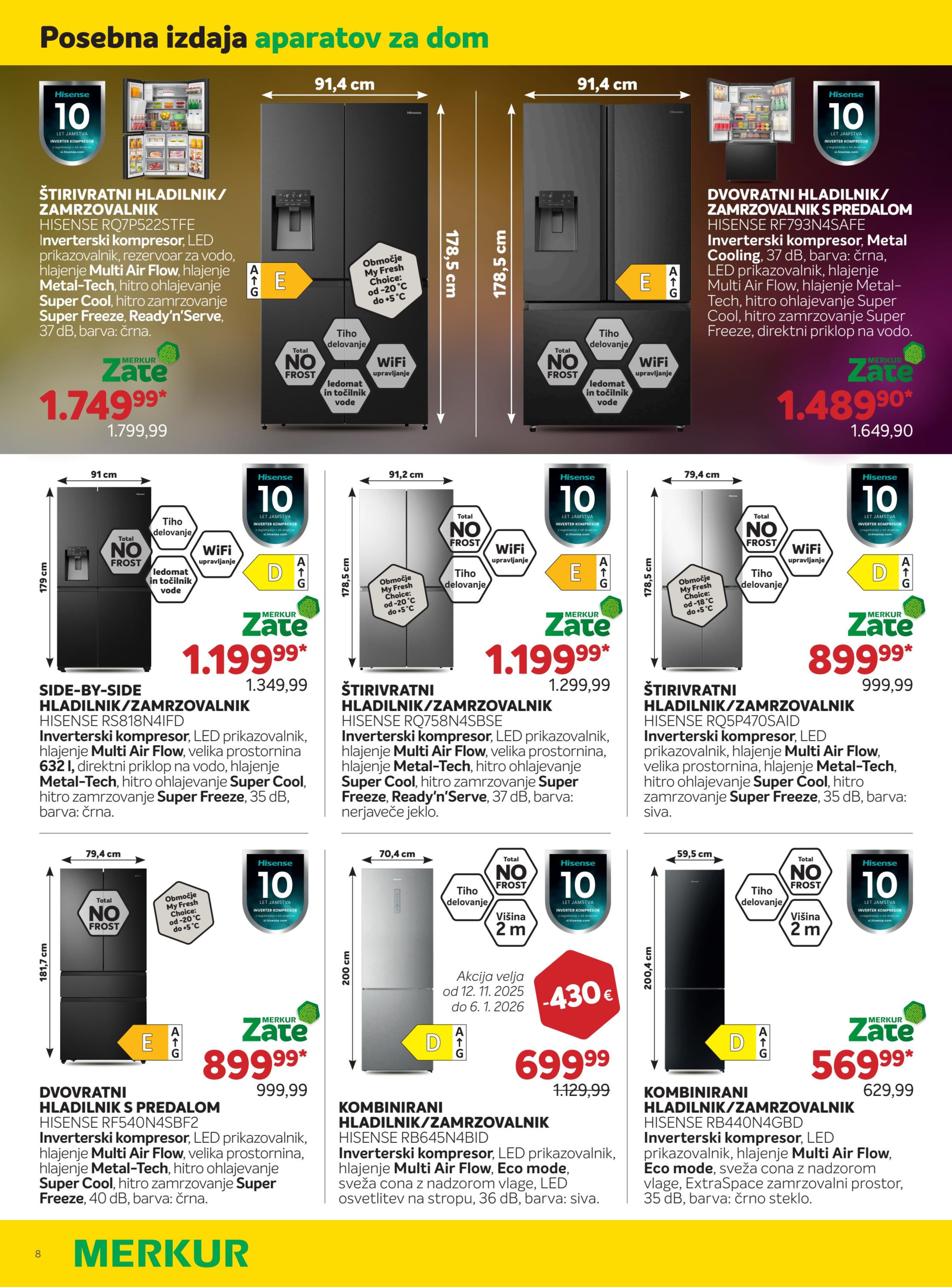 Page from catalog: Hisense