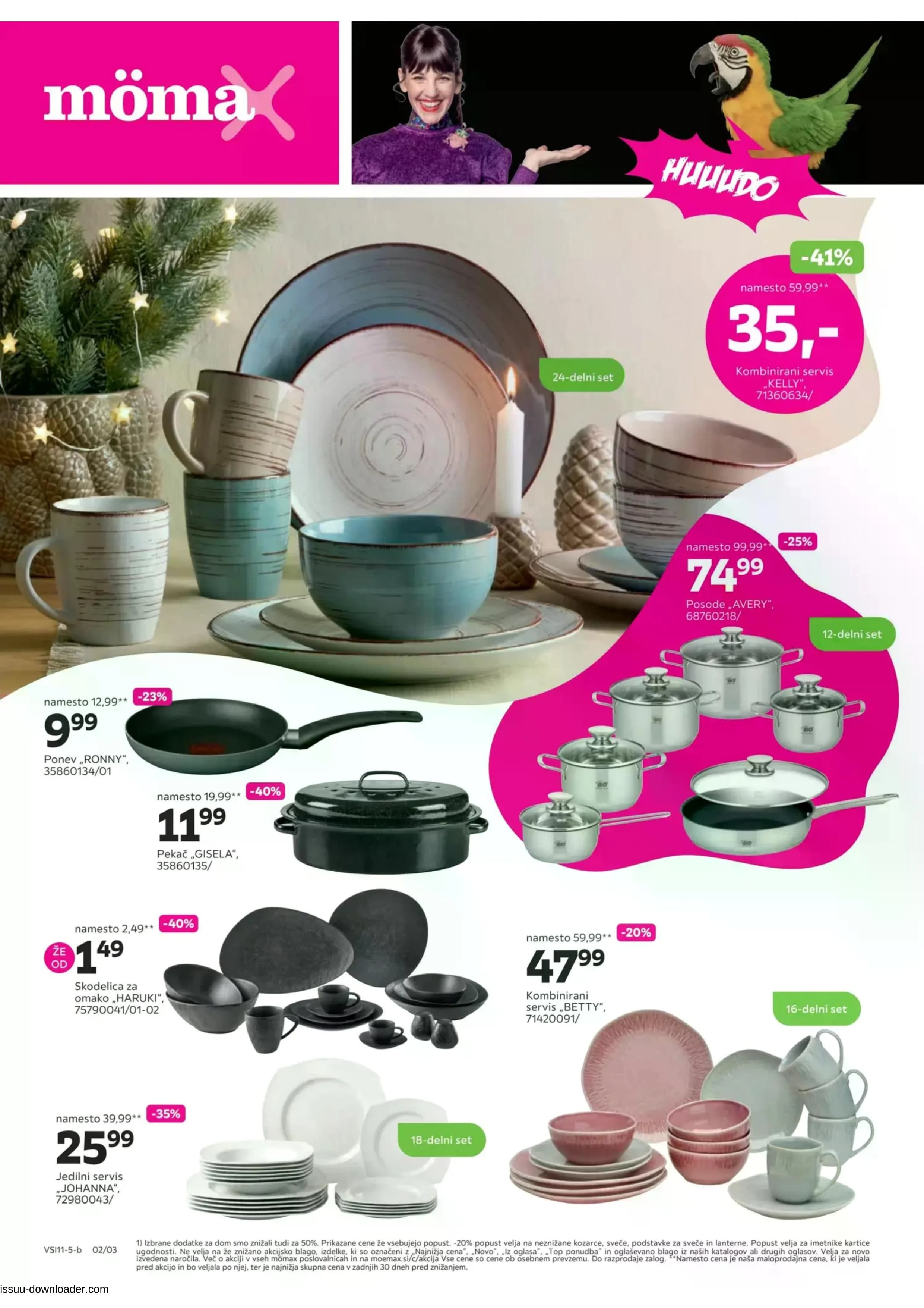 Stran 2. Mömax kataloga - Akcije od 03.11. do 16.11.2025.