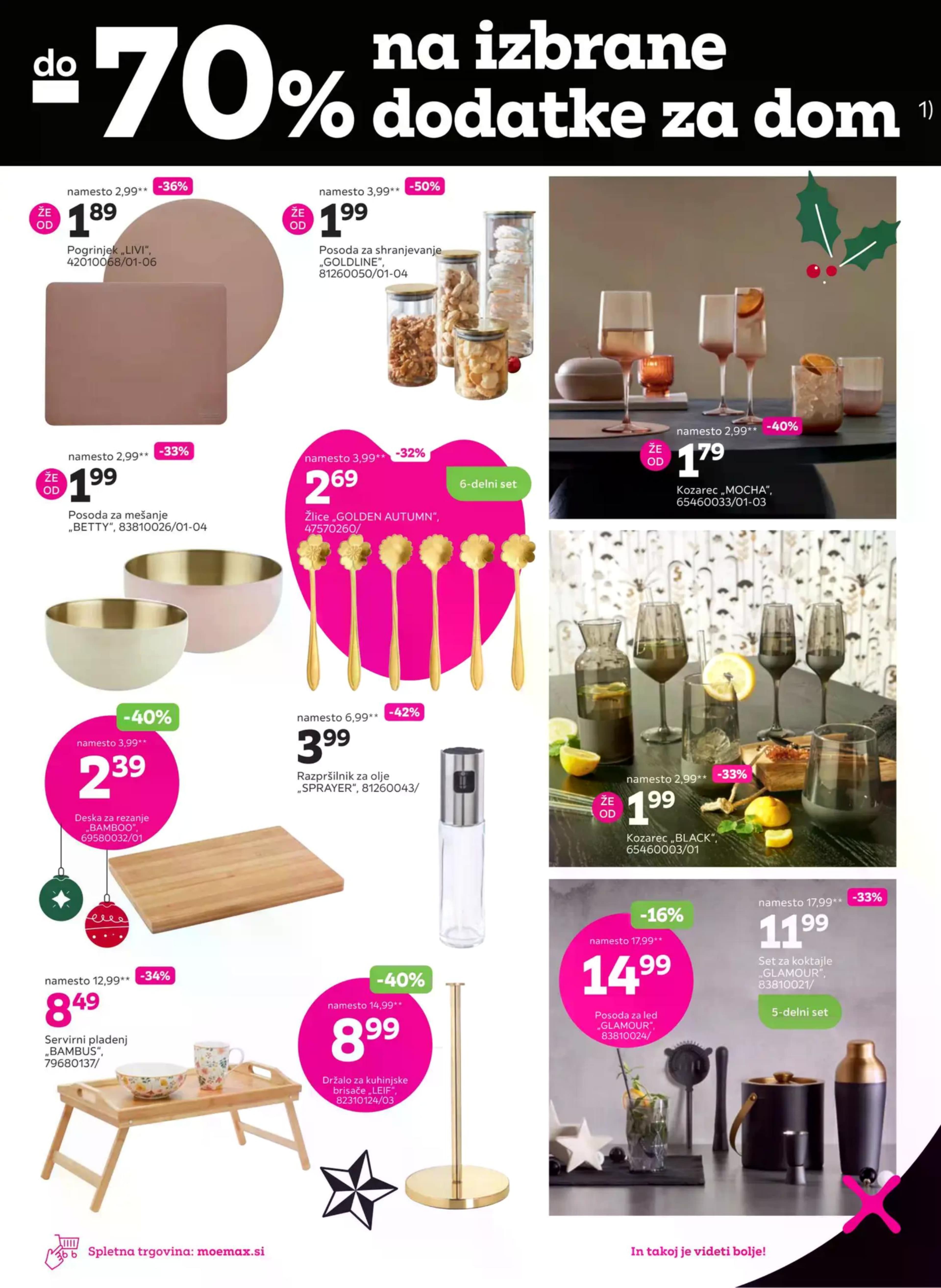 Page from catalog: Do -70% na dodatke za dom