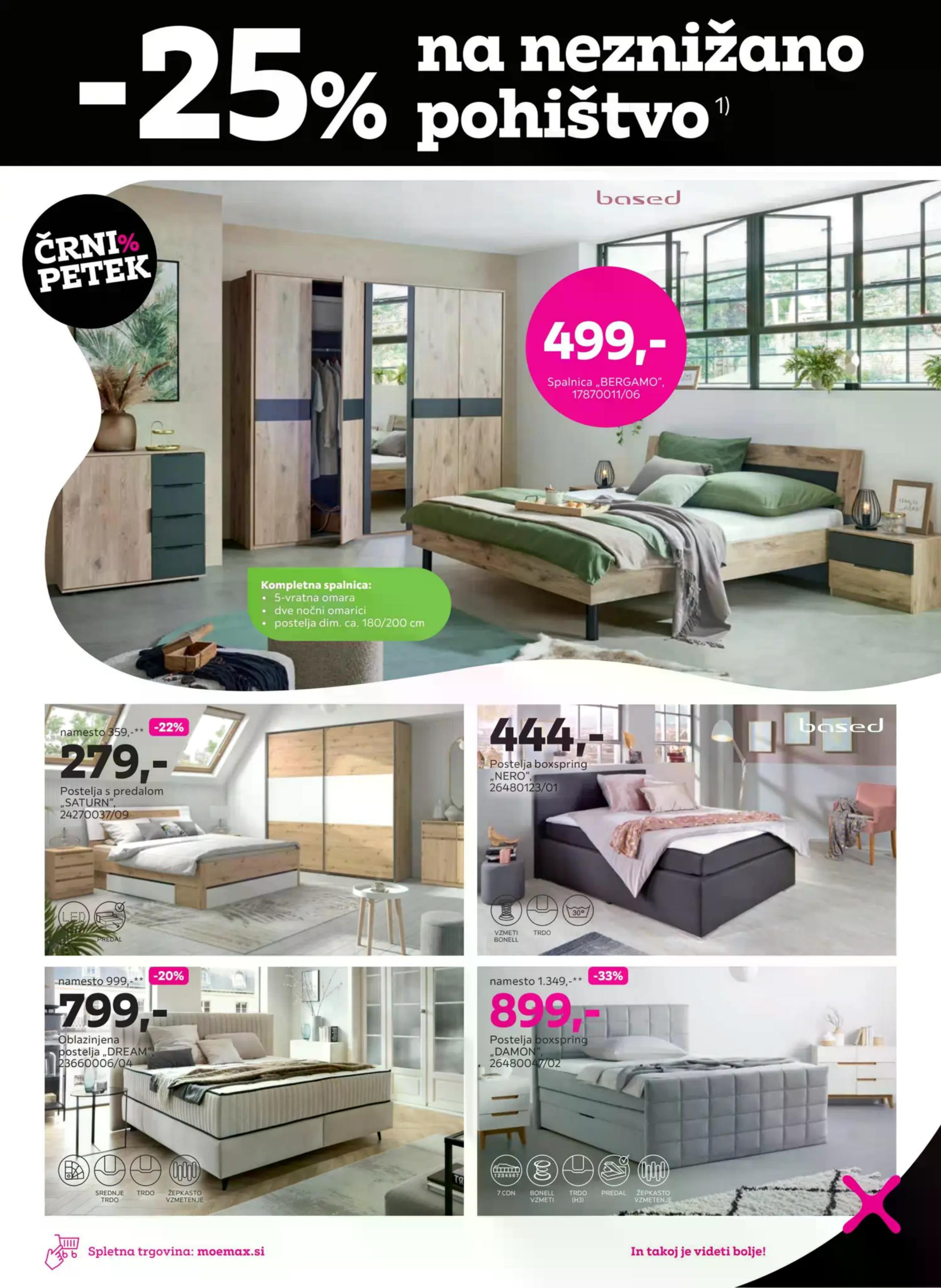 Page from catalog: Do 50% na pohištvo